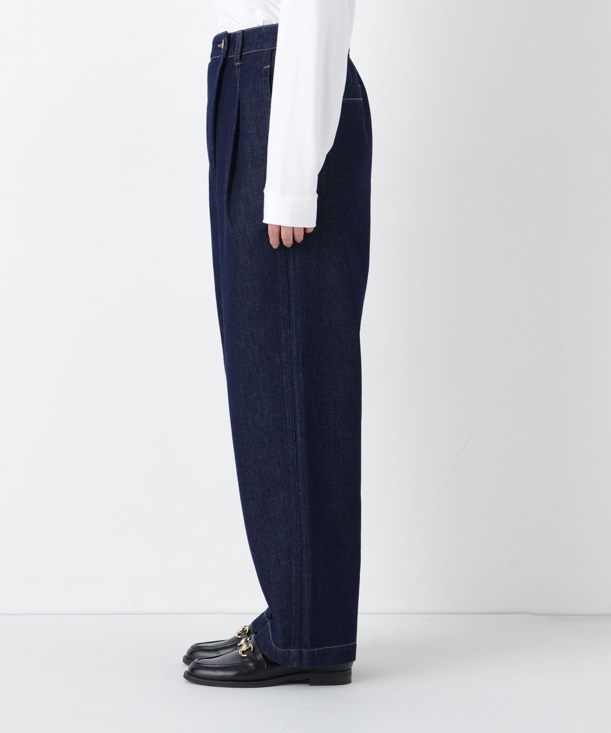  「◆《ウォッシャブル》ソフトデニムバレルパンツ」|その他|