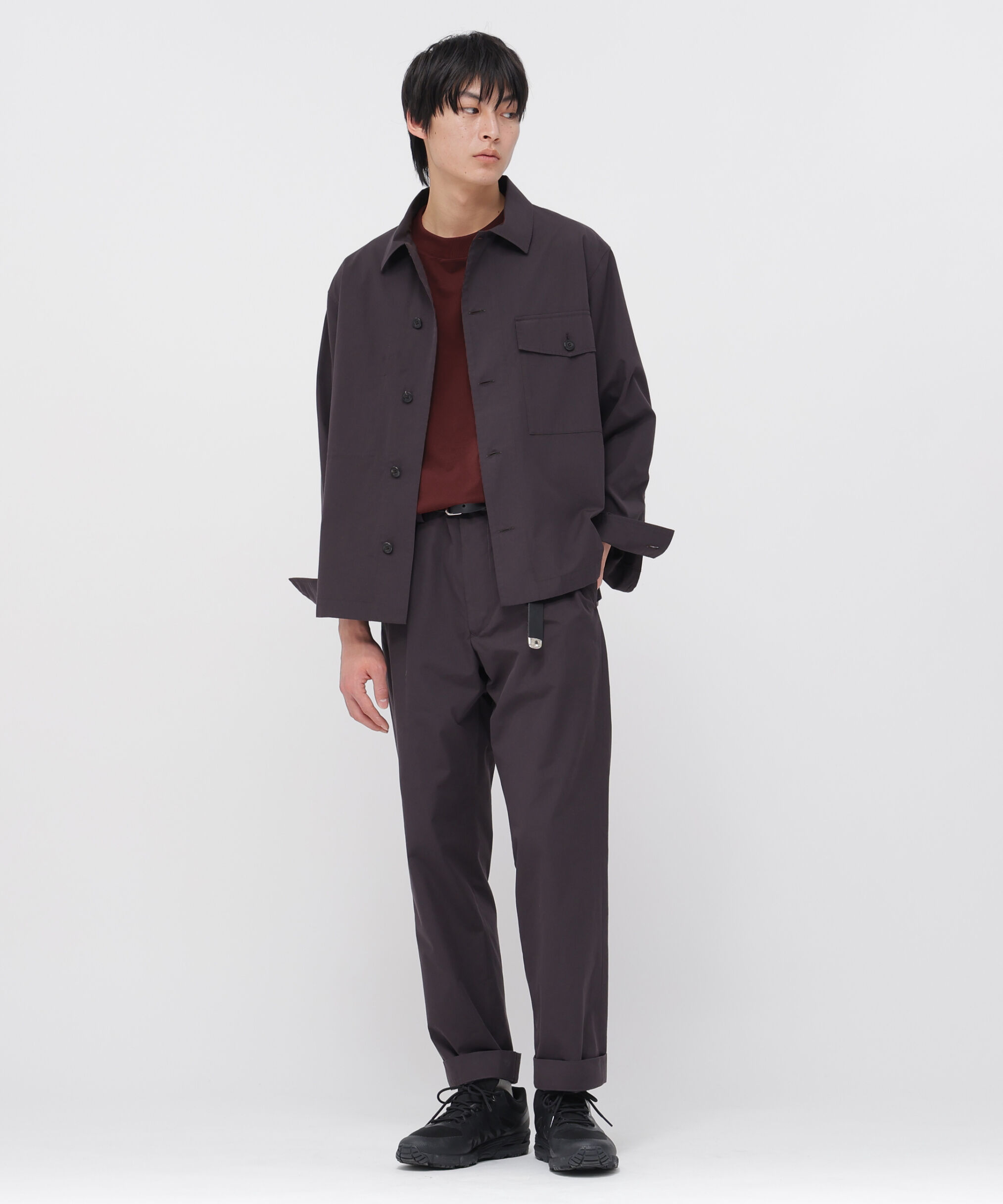 MARGARET HOWELL「HIGHDENCE PIQUE JERSEY TOP」|Tシャツ・カットソー|