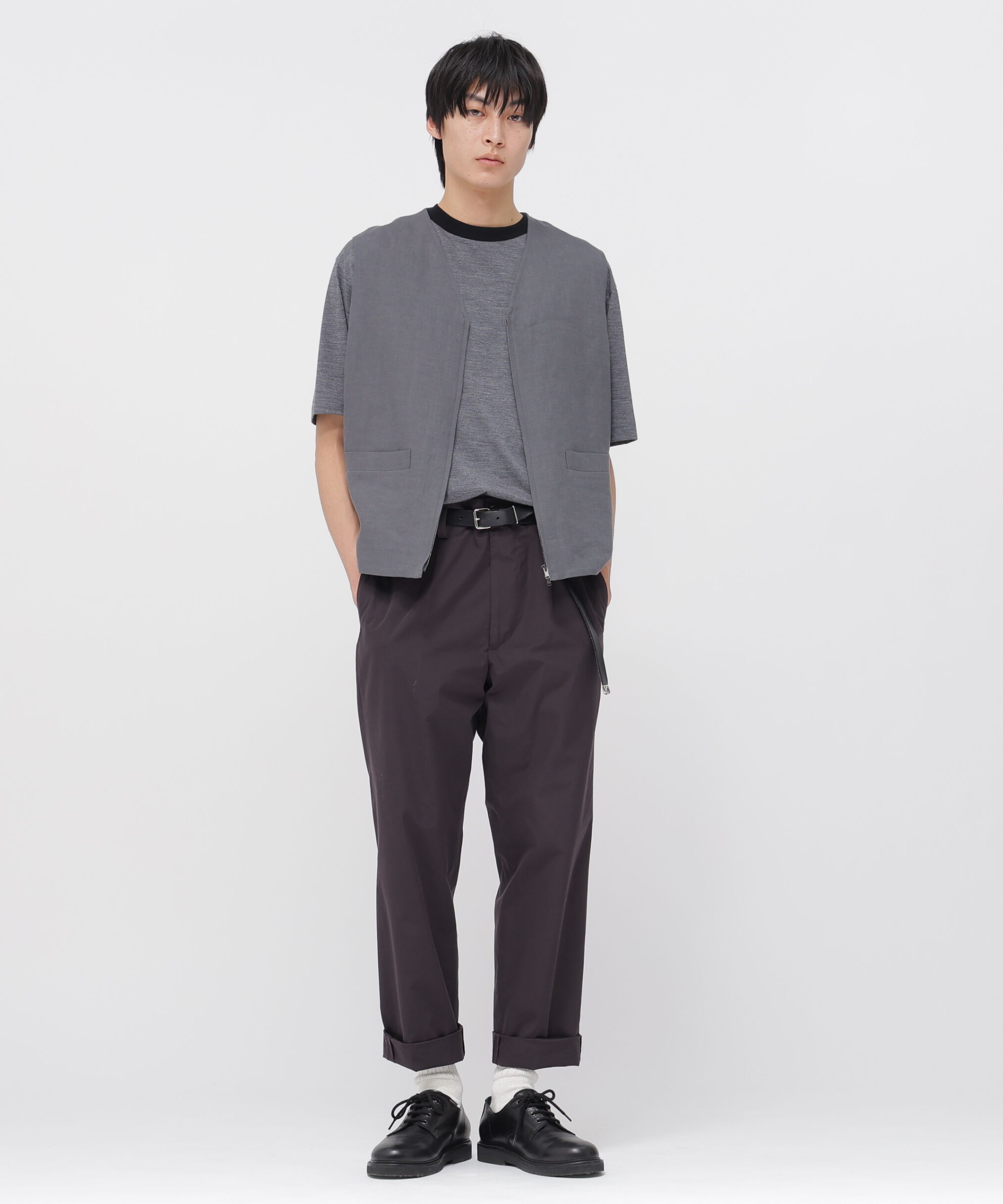 MARGARET HOWELL「SUPERFINE MERINO JERSEY TOP」|Tシャツ・カットソー|