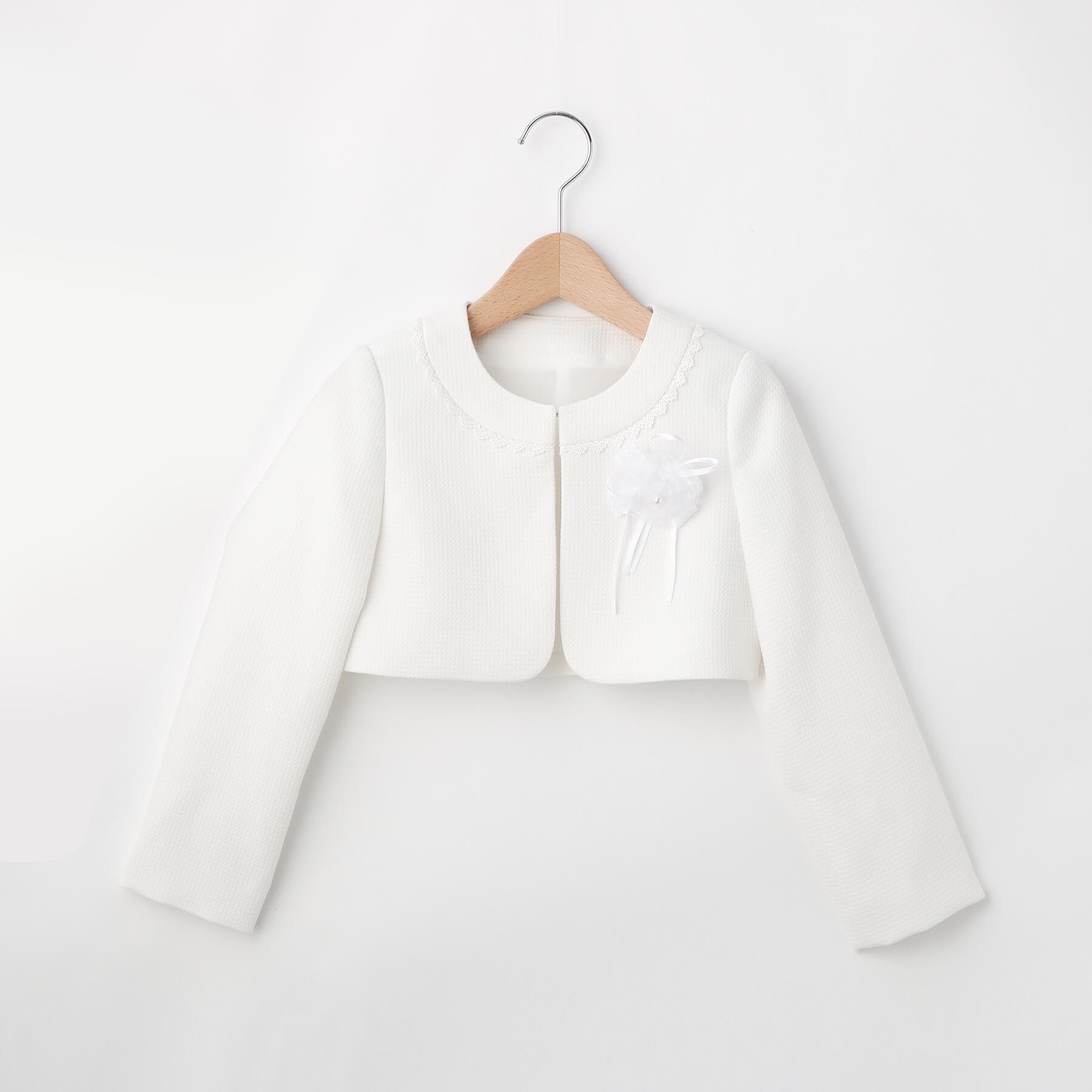 SHOO･LA･RUE「【110-130cm/3点セット/セレモニー/入卒】シアーボーダーワンピース」|その他|