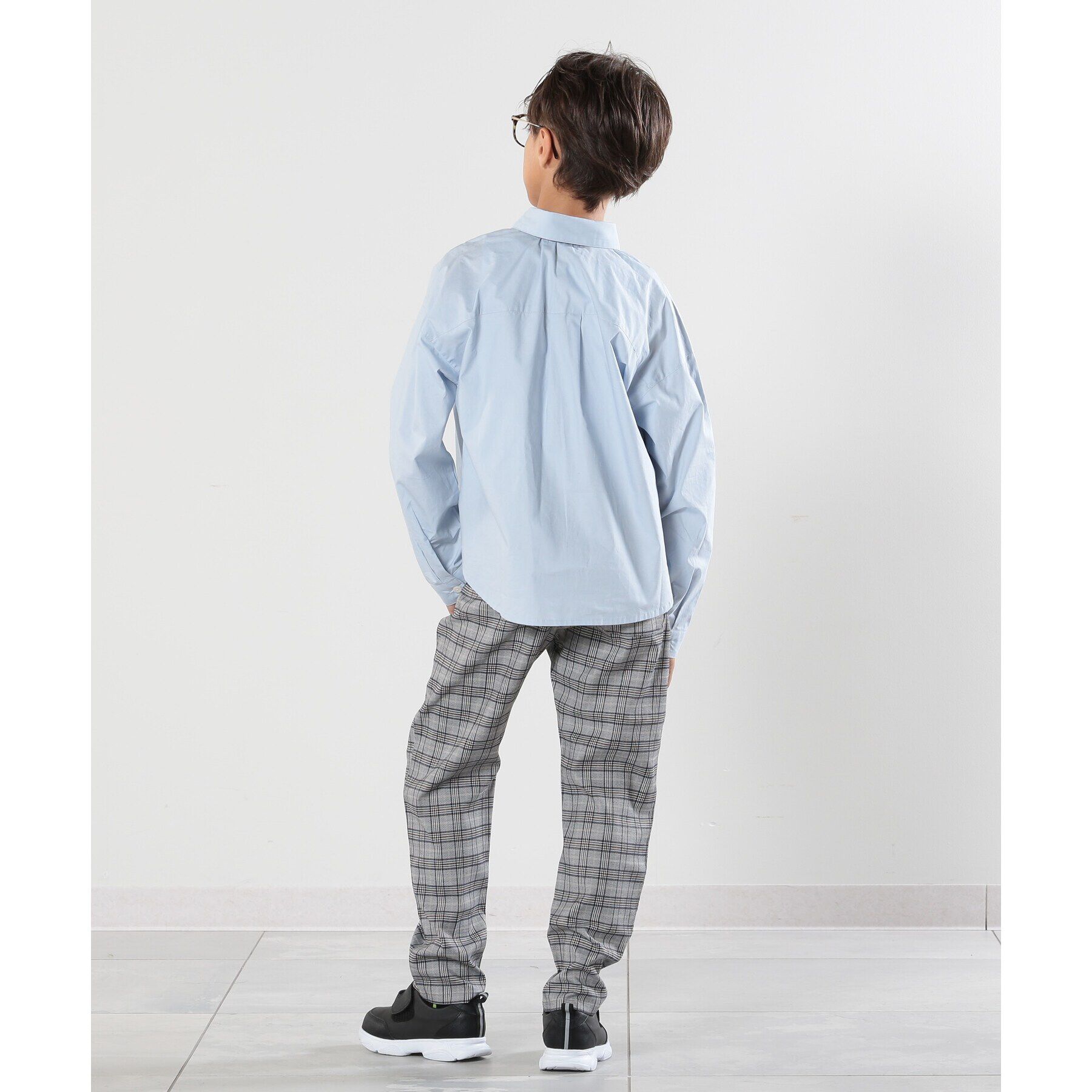 SHOO･LA･RUE「【100-140cm/プチセレ】蝶ネクタイ付きシャツ」|シャツ・ブラウス|