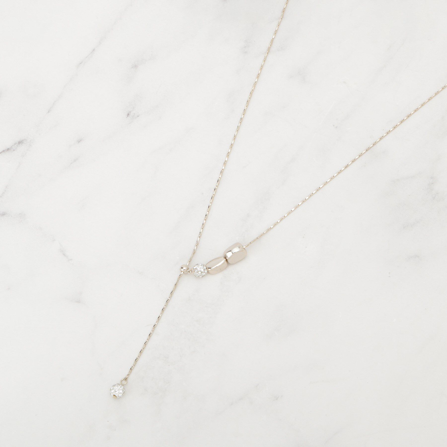 SHOO･LA･RUE「【2WAY】メタルパヴェネックレス」|ネックレス|ゴールド(007)