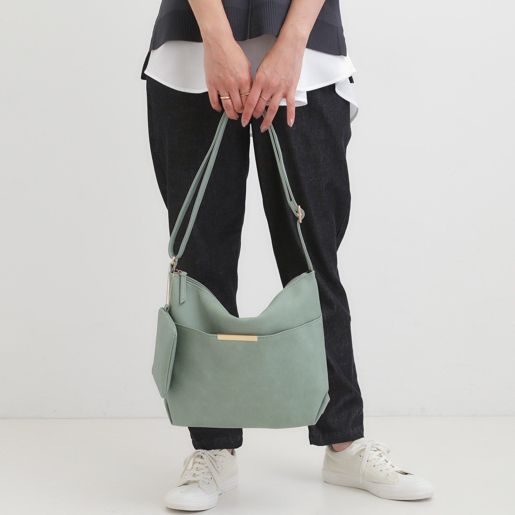 SHOO･LA･RUE「ダブルフェイスショルダーバッグ」|ショルダー・メッセンジャー|