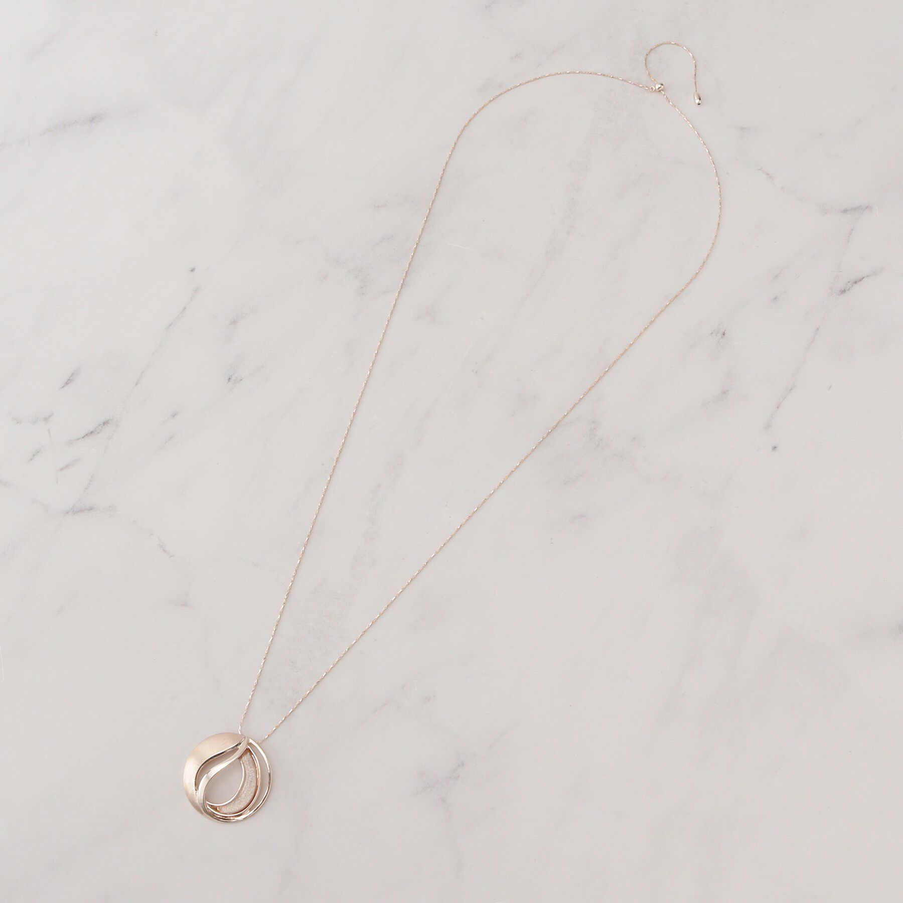 SHOO･LA･RUE「つやなしエポサークルネックレス」|ネックレス|