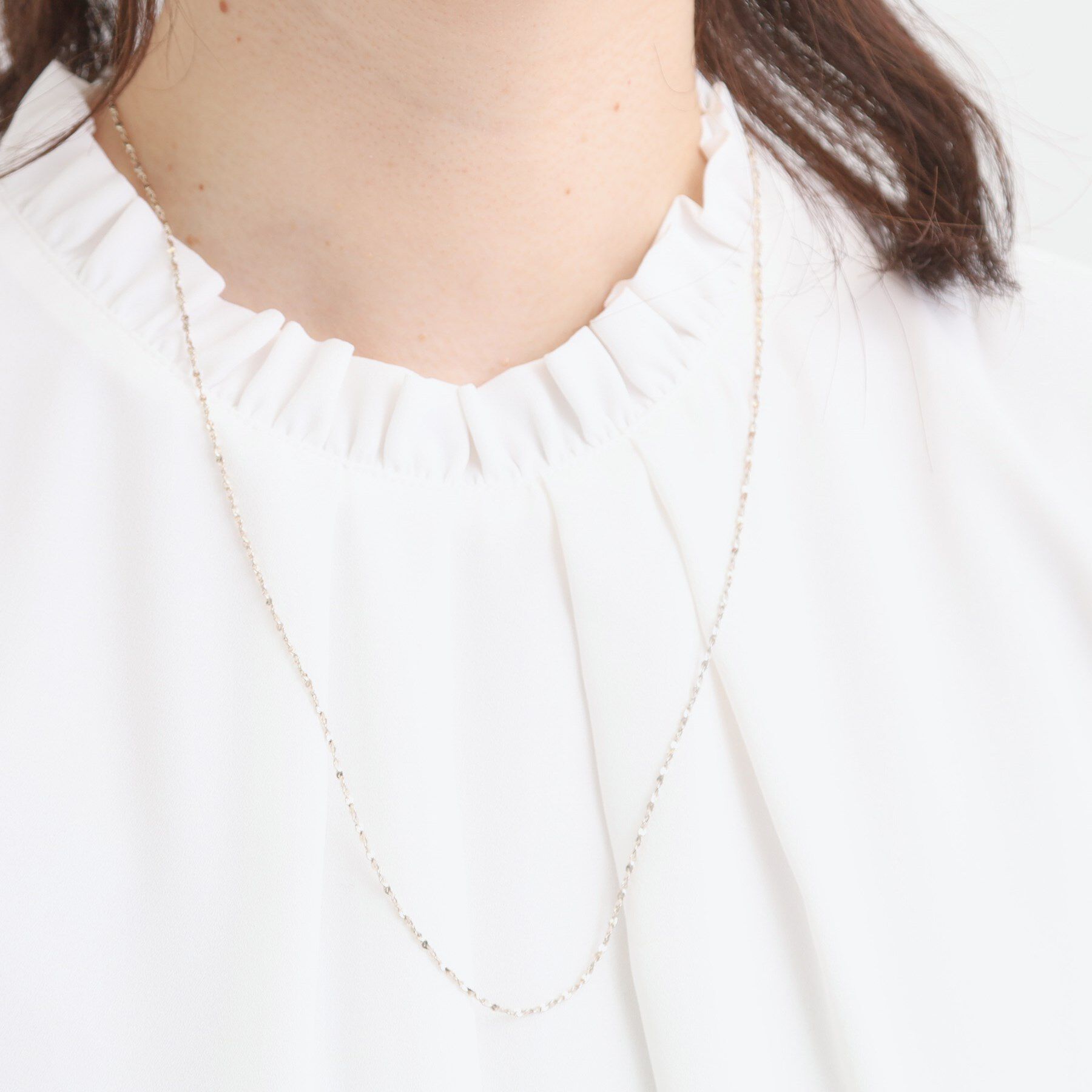 SHOO･LA･RUE「【セレモニー/2本セット】3WAYで楽しめる フェイクパール付きネックレス」|ネックレス|