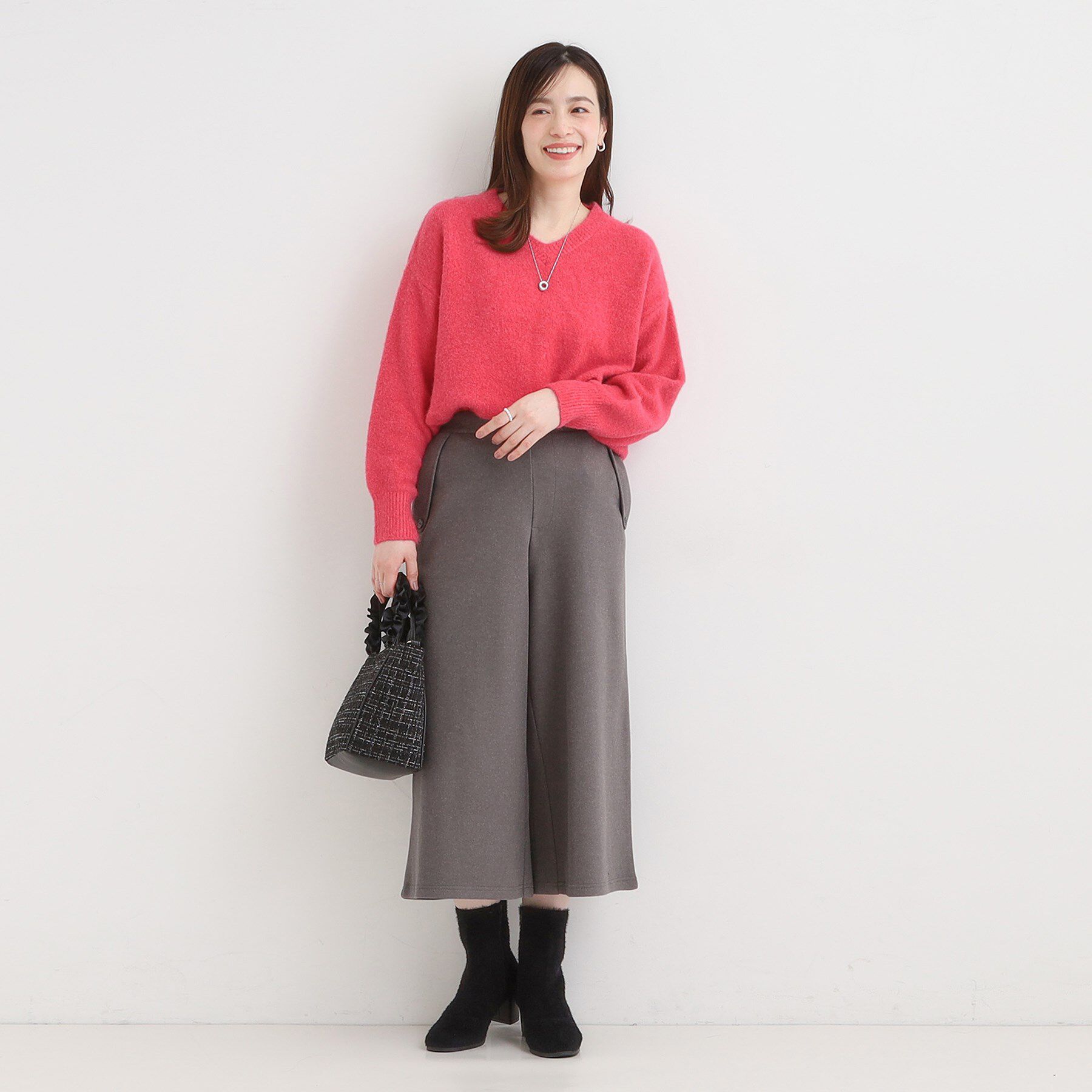 SHOO･LA･RUE「ふわふわVネックニット」|ニット・セーター|