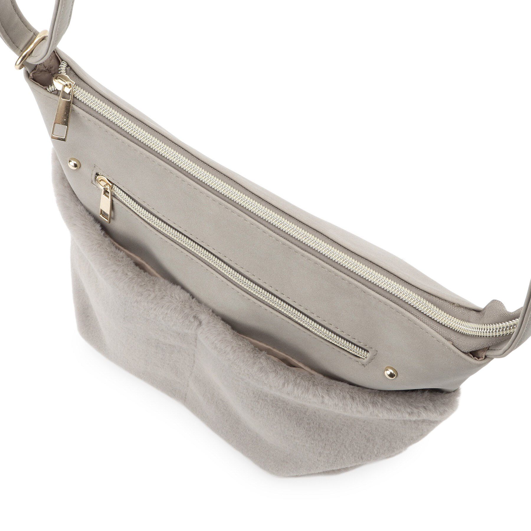 SHOO･LA･RUE「ポケットフェイクファーショルダーバッグ」|ショルダー・メッセンジャー|