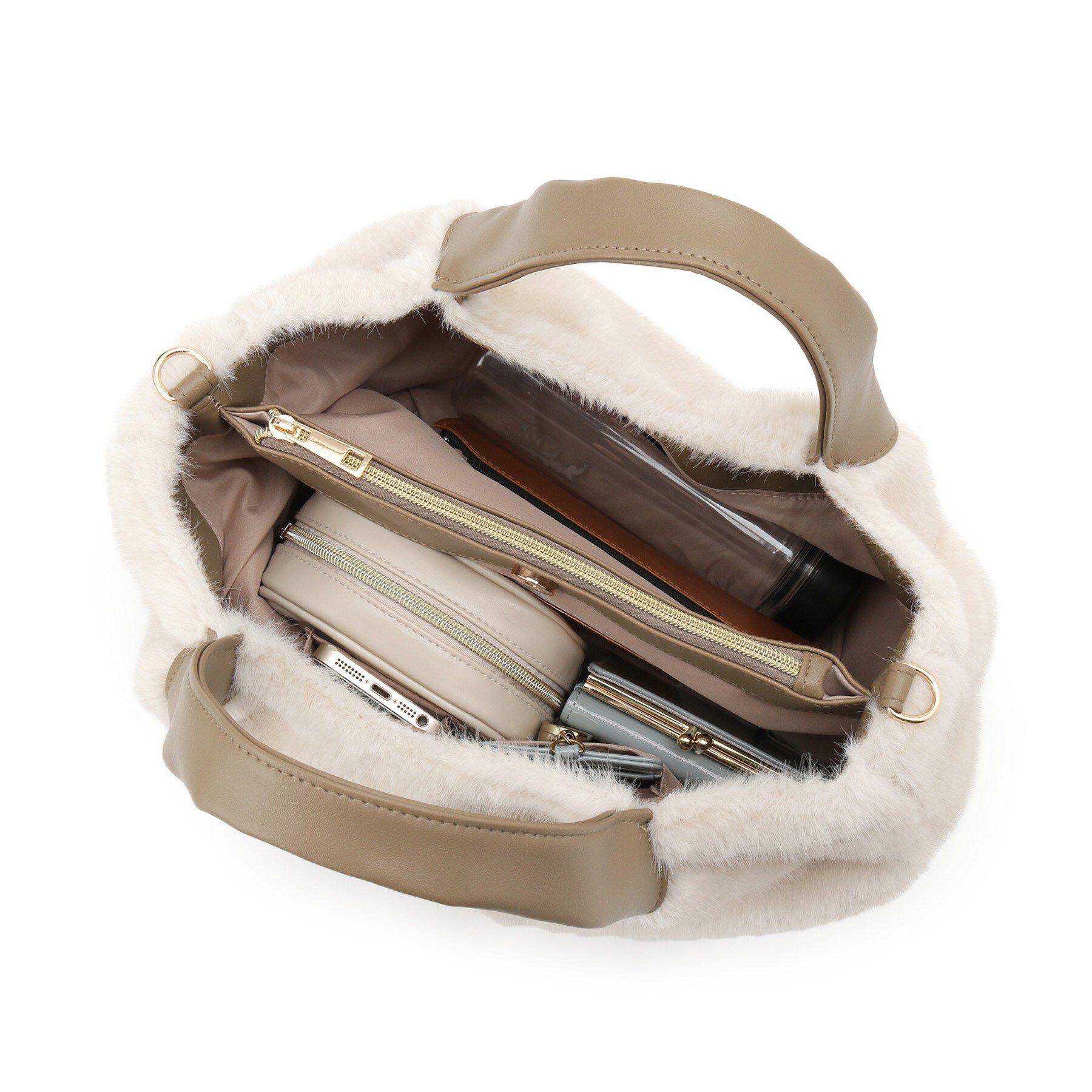 SHOO･LA･RUE「ファー2層2WAYトートバッグ」|トートバッグ|