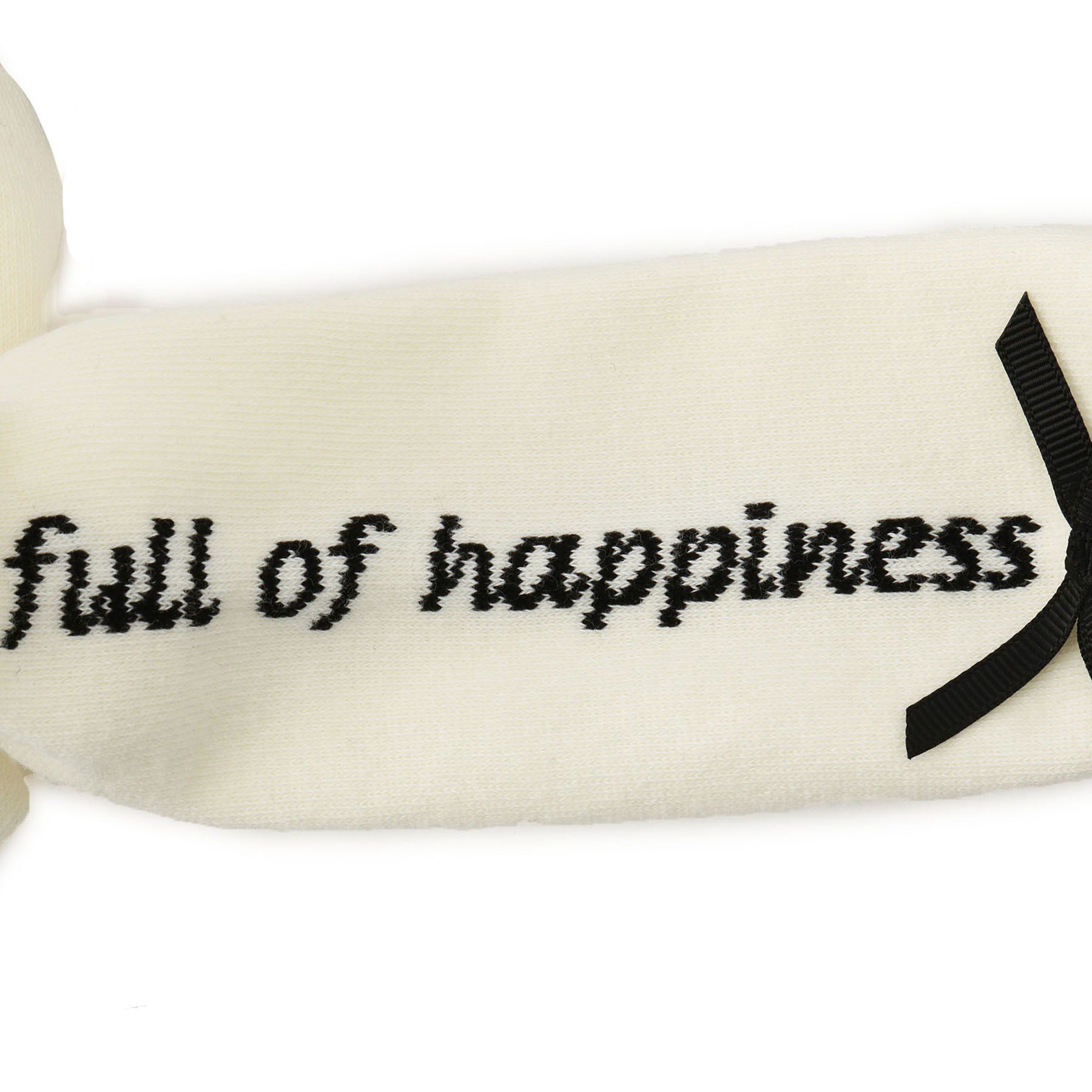 SHOO･LA･RUE「バックリボンロゴハイソックス」|ソックス|