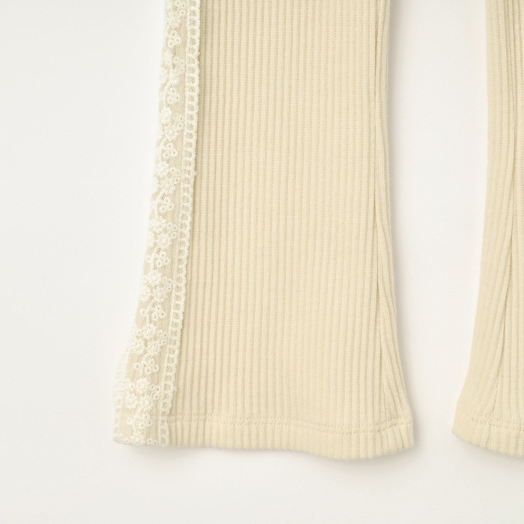 SHOO･LA･RUE「【100-150cm】サイドレースリブレギンス」|その他|