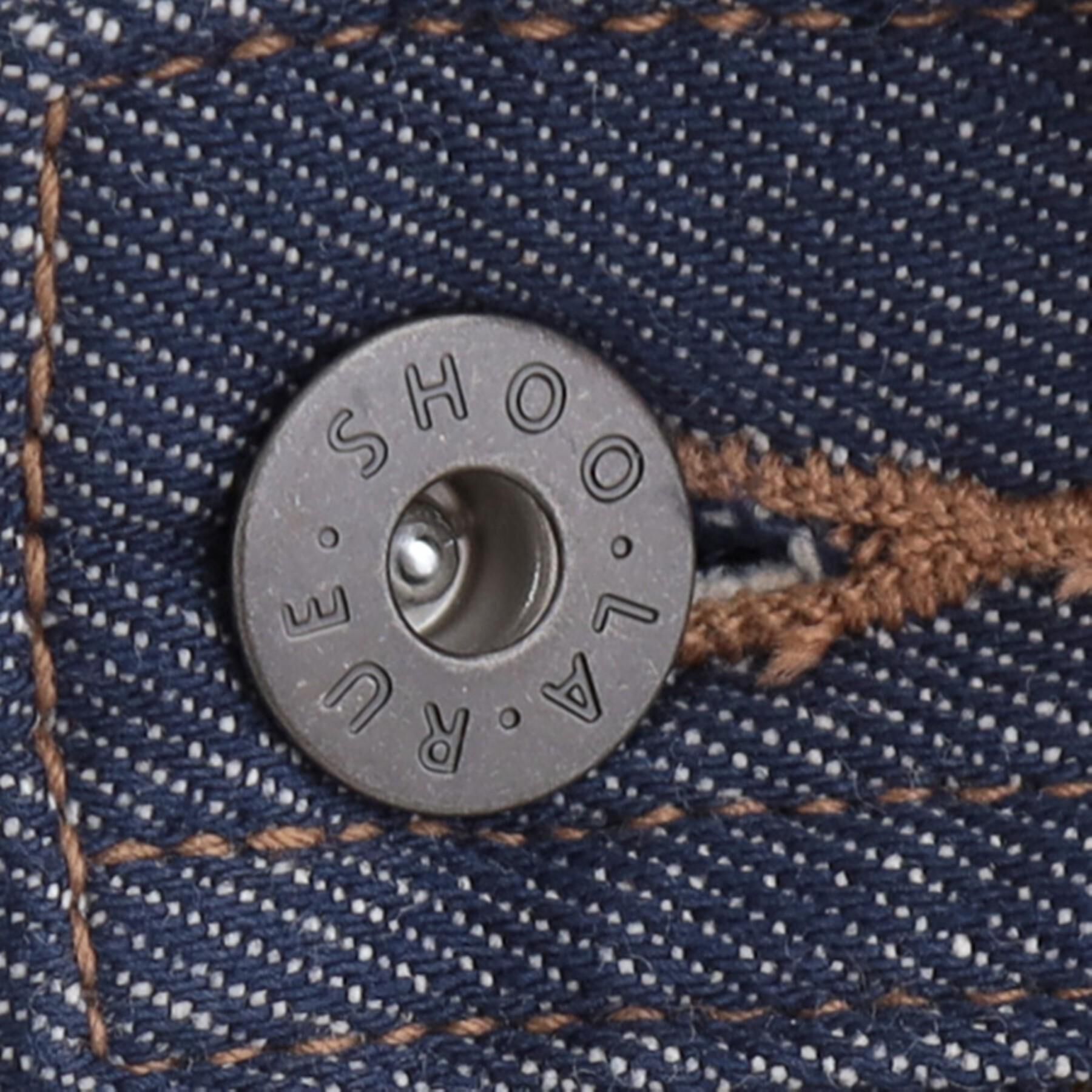 SHOO･LA･RUE「【SHOO・LA・RUE DENIM/S-LL/高レビュー】大人のための ノーカラーデニムジャケット」|デニムジャケット|