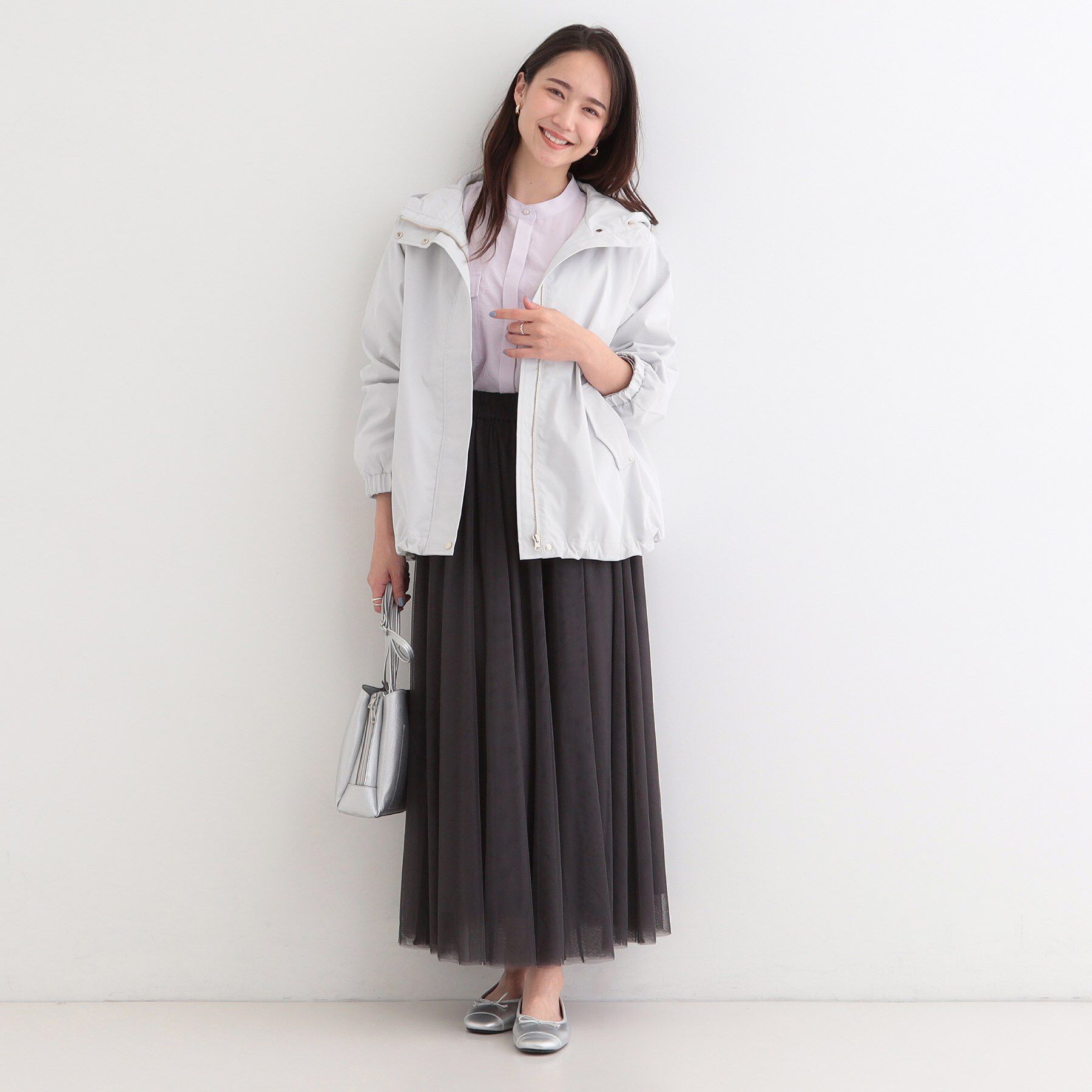 SHOO･LA･RUE「【防花粉/高レビュー】きれいもかっこいいも叶える 欲張りマウンテンパーカ」|ブルゾン・スタジャン|