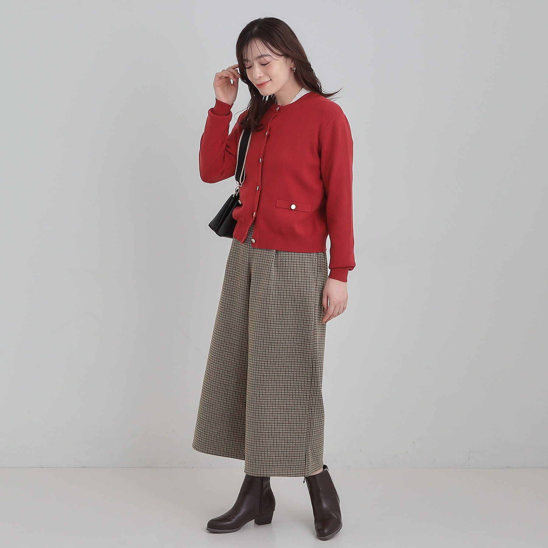 SHOO･LA･RUE「【洗濯機可/S-LL】体型カバーにも ガウチョパンツ」|その他|