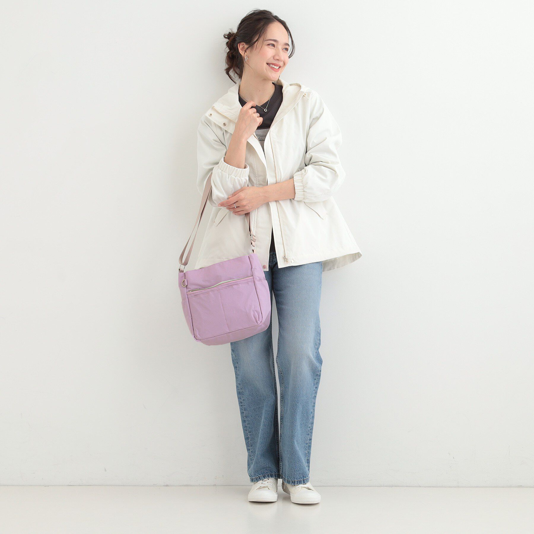 SHOO･LA･RUE「【撥水/軽量】驚きの収納力 10ポケットショルダーバッグ」|ショルダー・メッセンジャー|