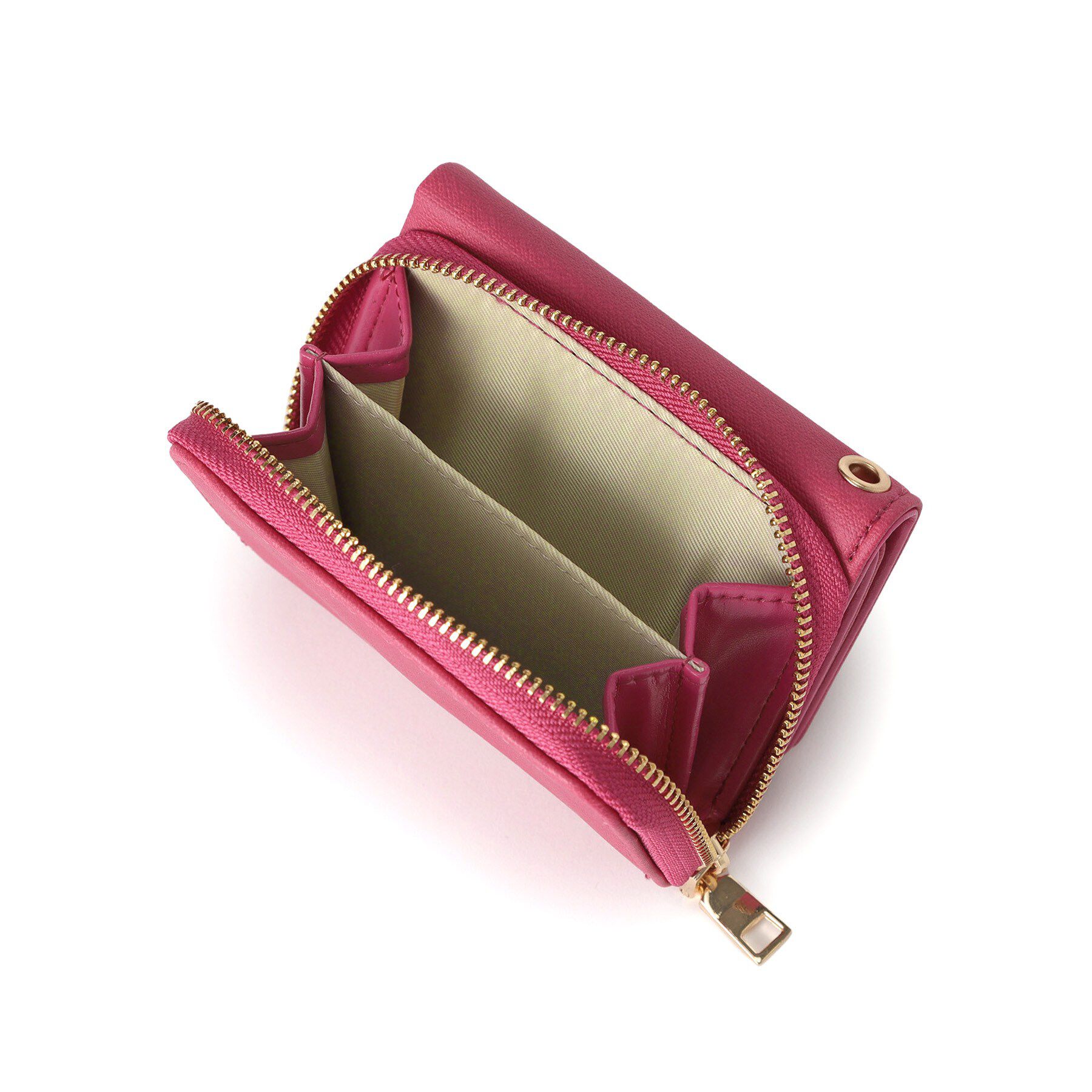 SHOO･LA･RUE「【選べる10色/推し活にも/コンパクト】三つ折りミニ財布」|財布|