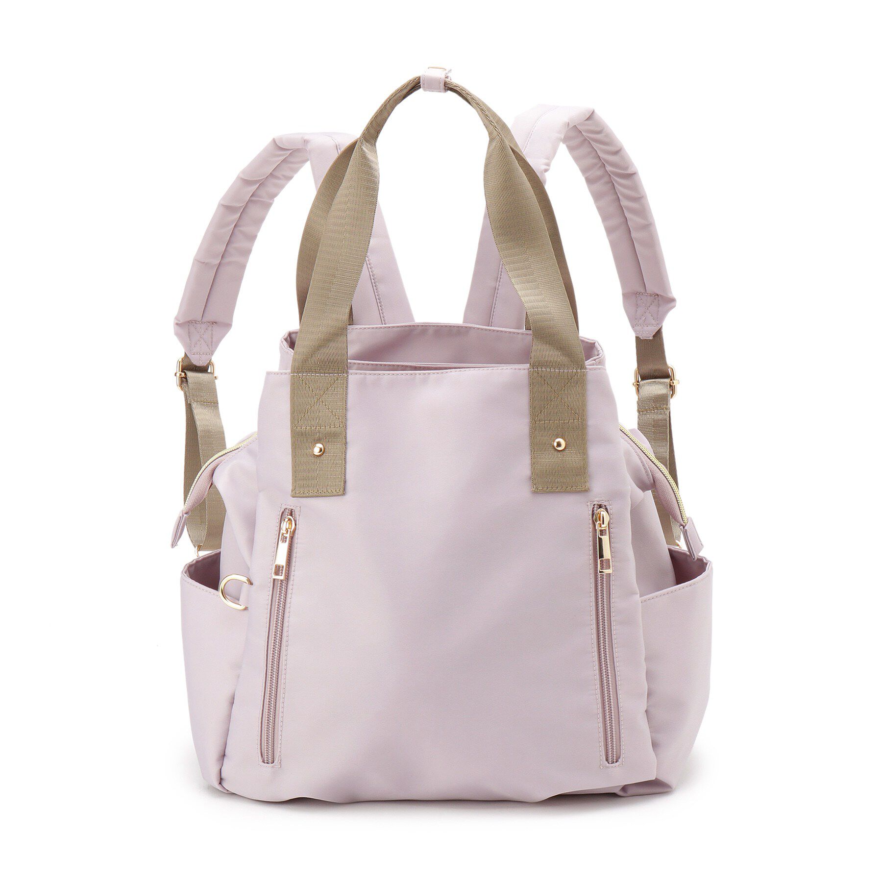 SHOO･LA･RUE「【撥水／2WAY】トートにもなる低反発ベルトの3層リュック」|リュック|