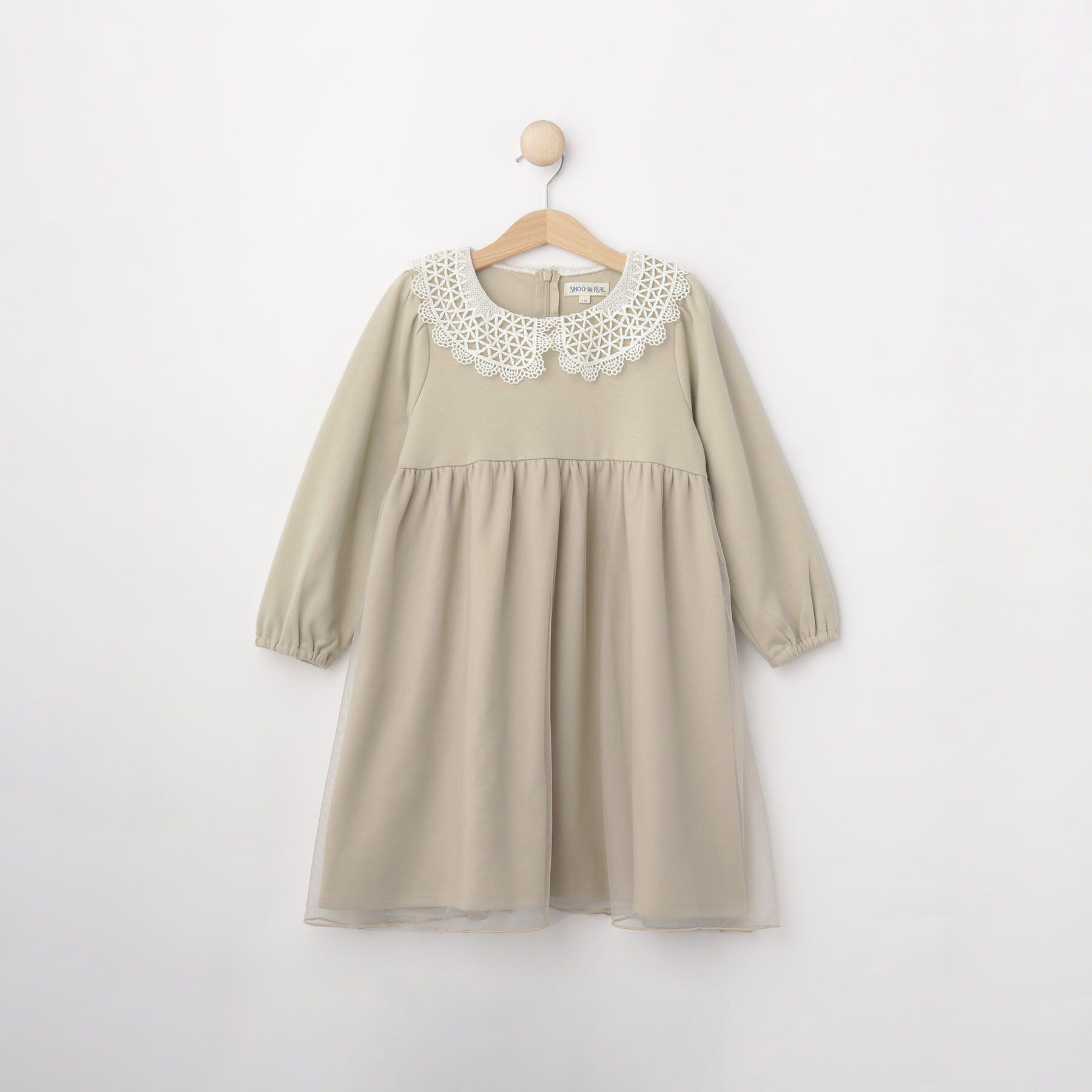 SHOO･LA･RUE「【110-140cm/プチセレ】チュールドッキングワンピース」|ワンピース|