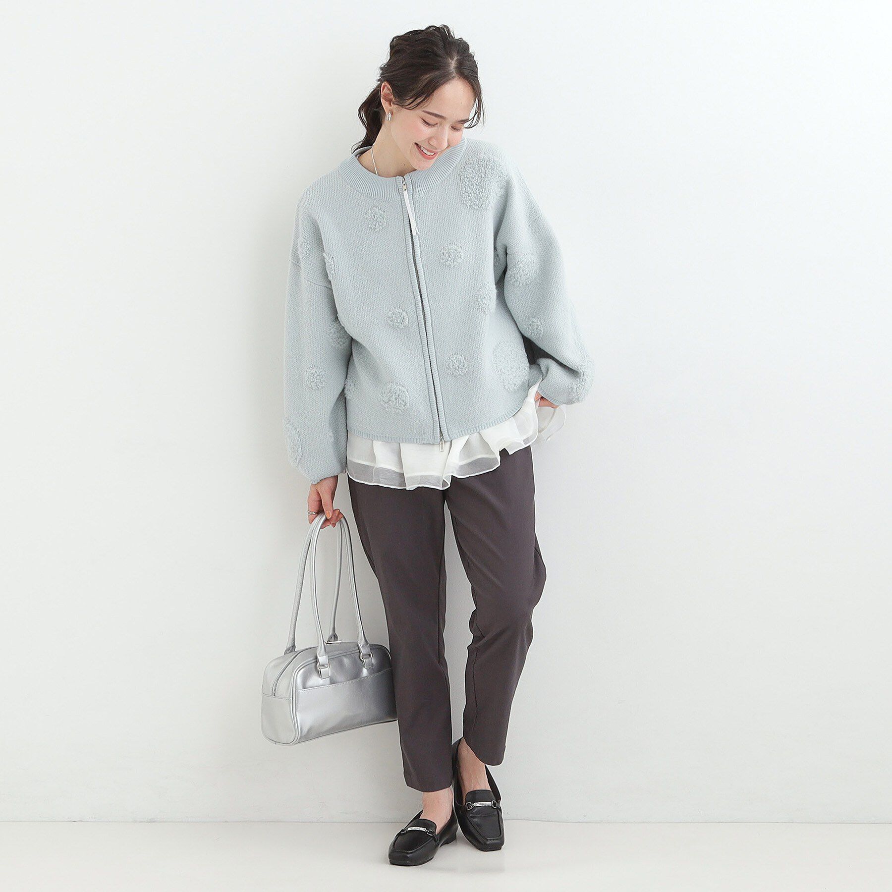 SHOO･LA･RUE「【消臭】キラキラ ビットローファー」|パンプス|