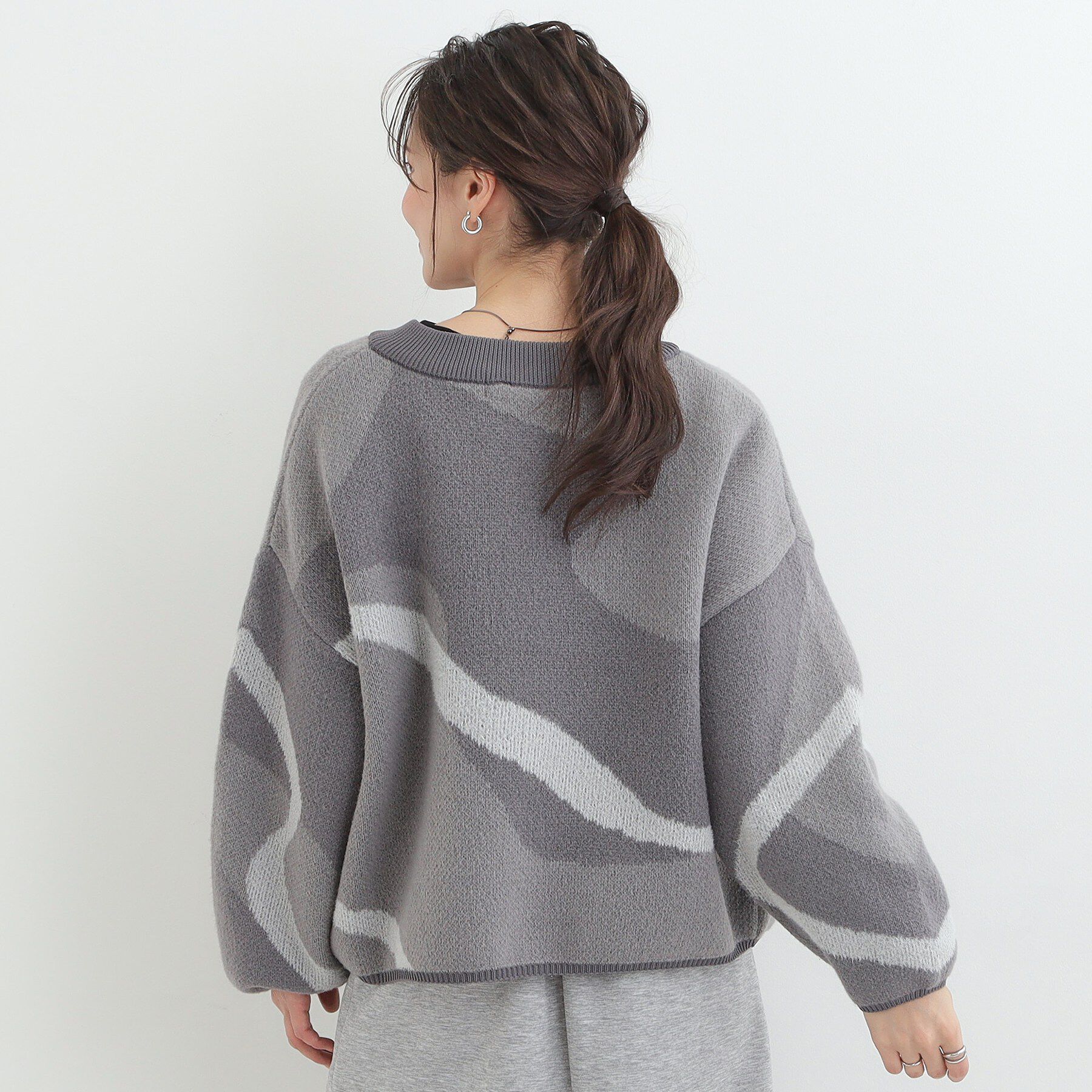 SHOO･LA･RUE「【選べる4柄】ダブルZIPで着こなし色々 柄カーディガン」|カーディガン|