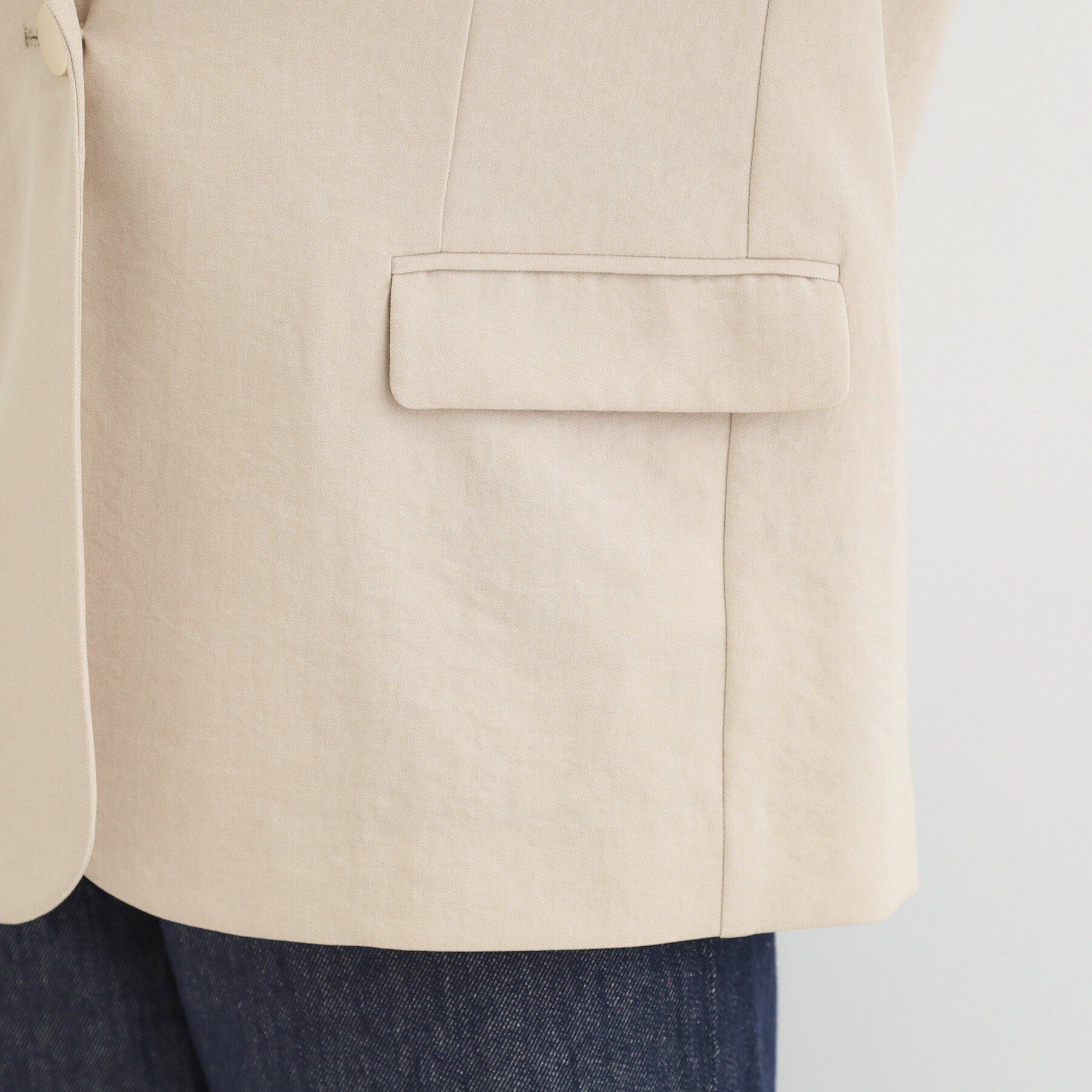 SHOO･LA･RUE「【S-LL/セットアップ可/イージーケア/UV】オンにもオフにも 軽やかシングルジャケット」|テーラードジャケット|