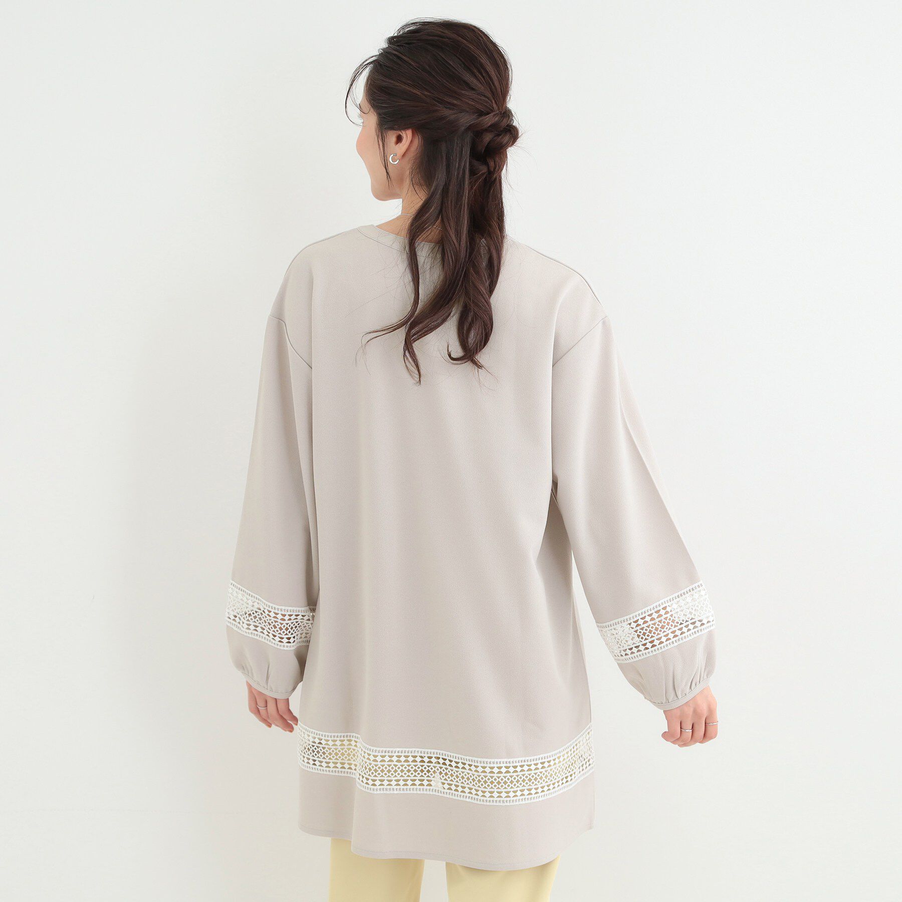 SHOO･LA･RUE「レース切り替えチュニックワンピース」|チュニック|