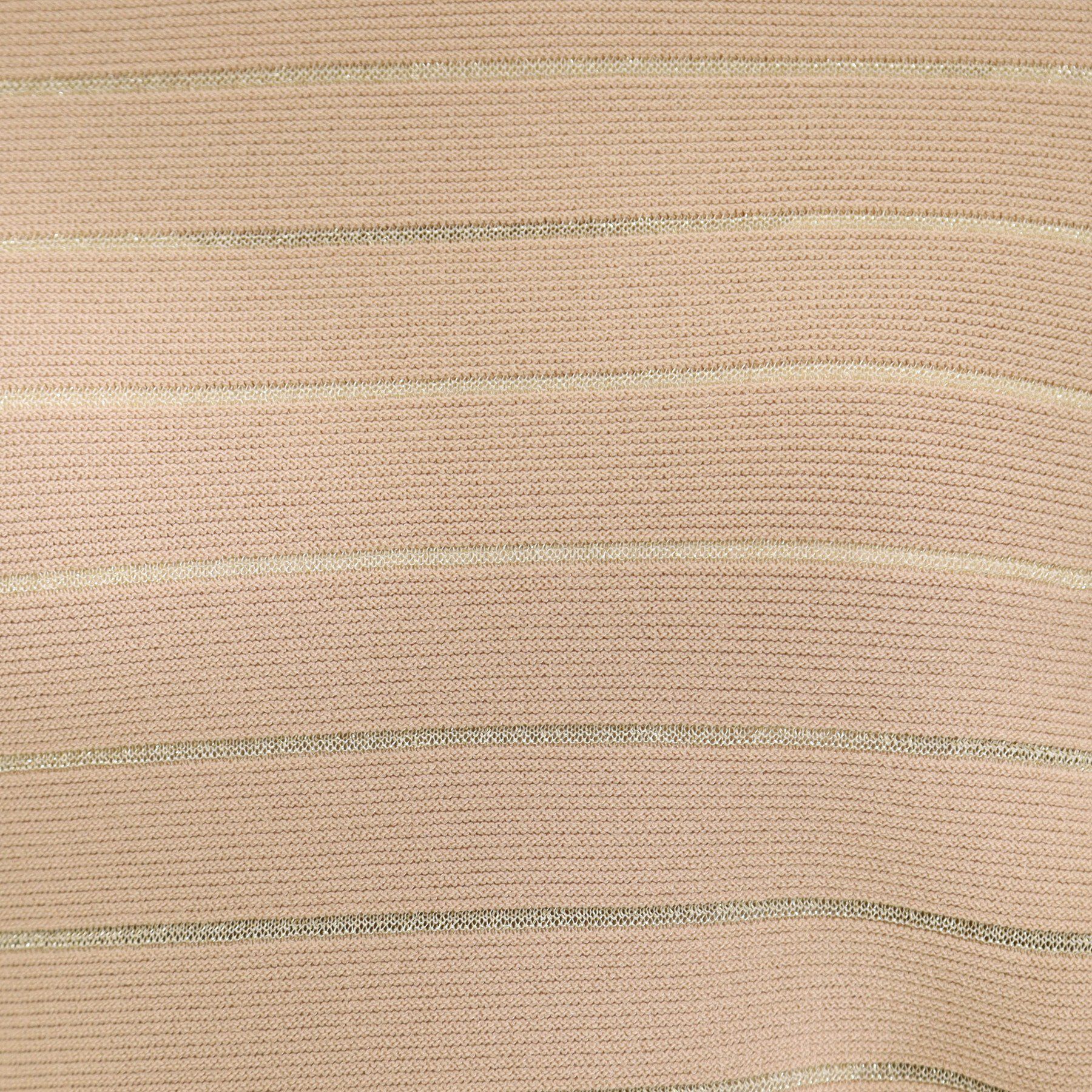 SHOO･LA･RUE「【洗濯機可/S-LL】デコルテがきれいに見えるVネックラメボーダーニット」|ニット・セーター|