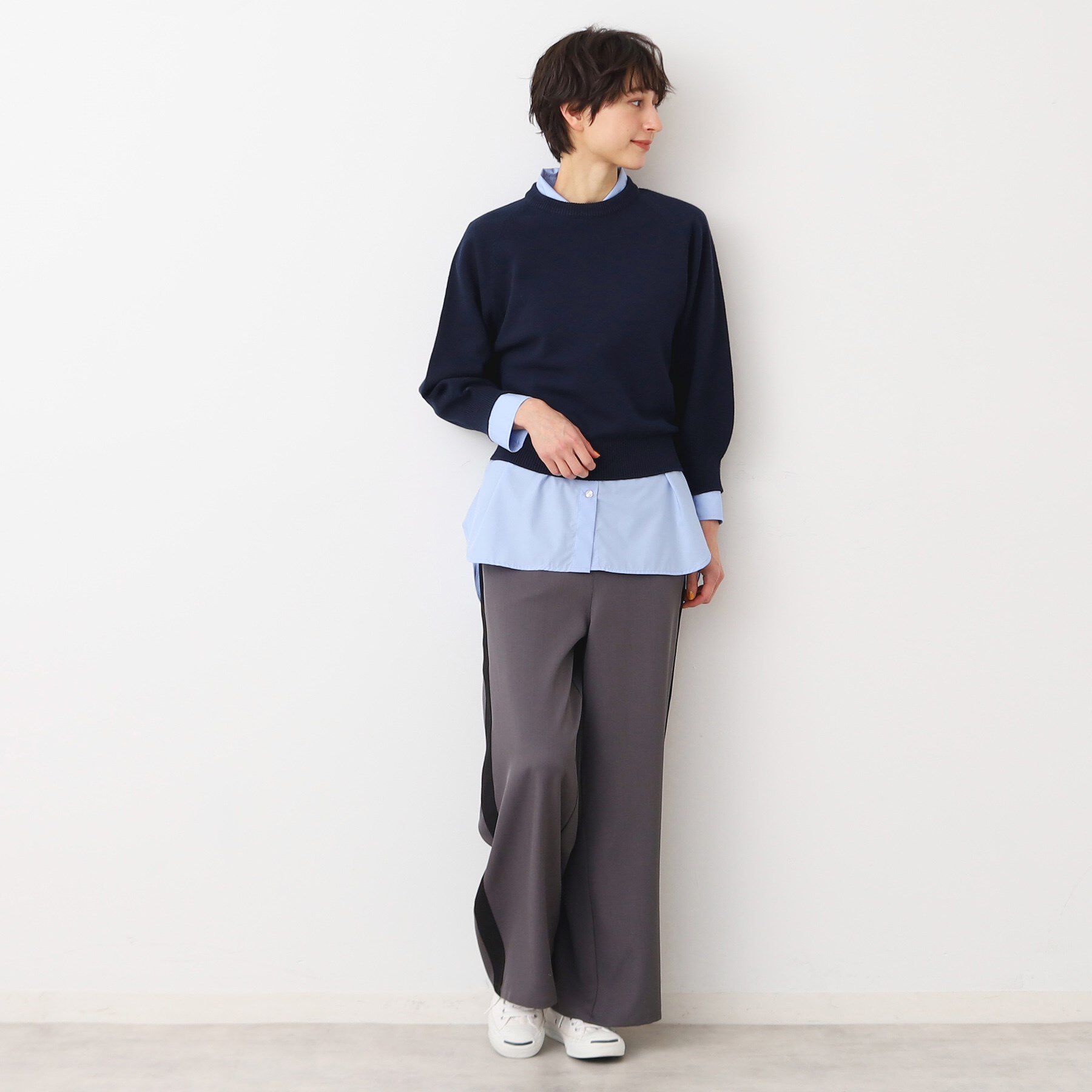 Dessin「【洗える・4サイズ展開】バルーンスリーブニット（XS～L）」|ニット・セーター|