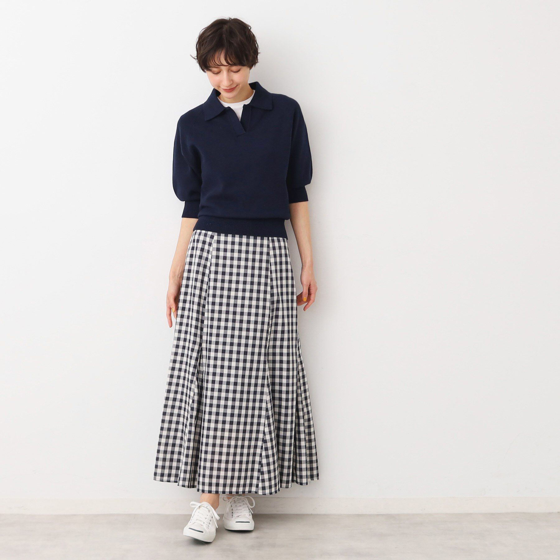 Dessin「【洗える】バルーンスリーブスキッパーニット」|ニット・セーター|