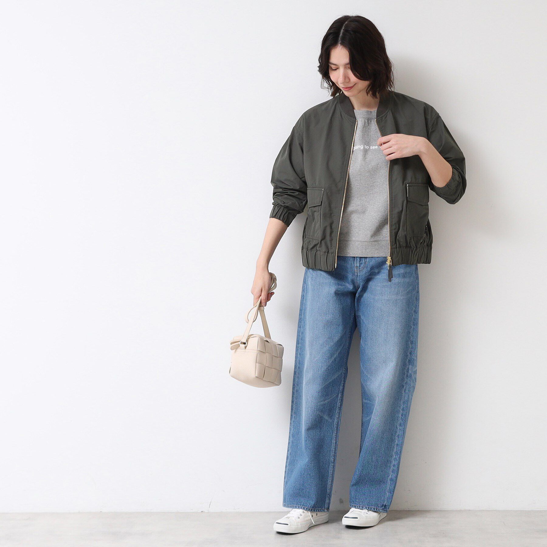 Dessin「【ユニセックス】リブブルゾン」|ブルゾン・スタジャン|