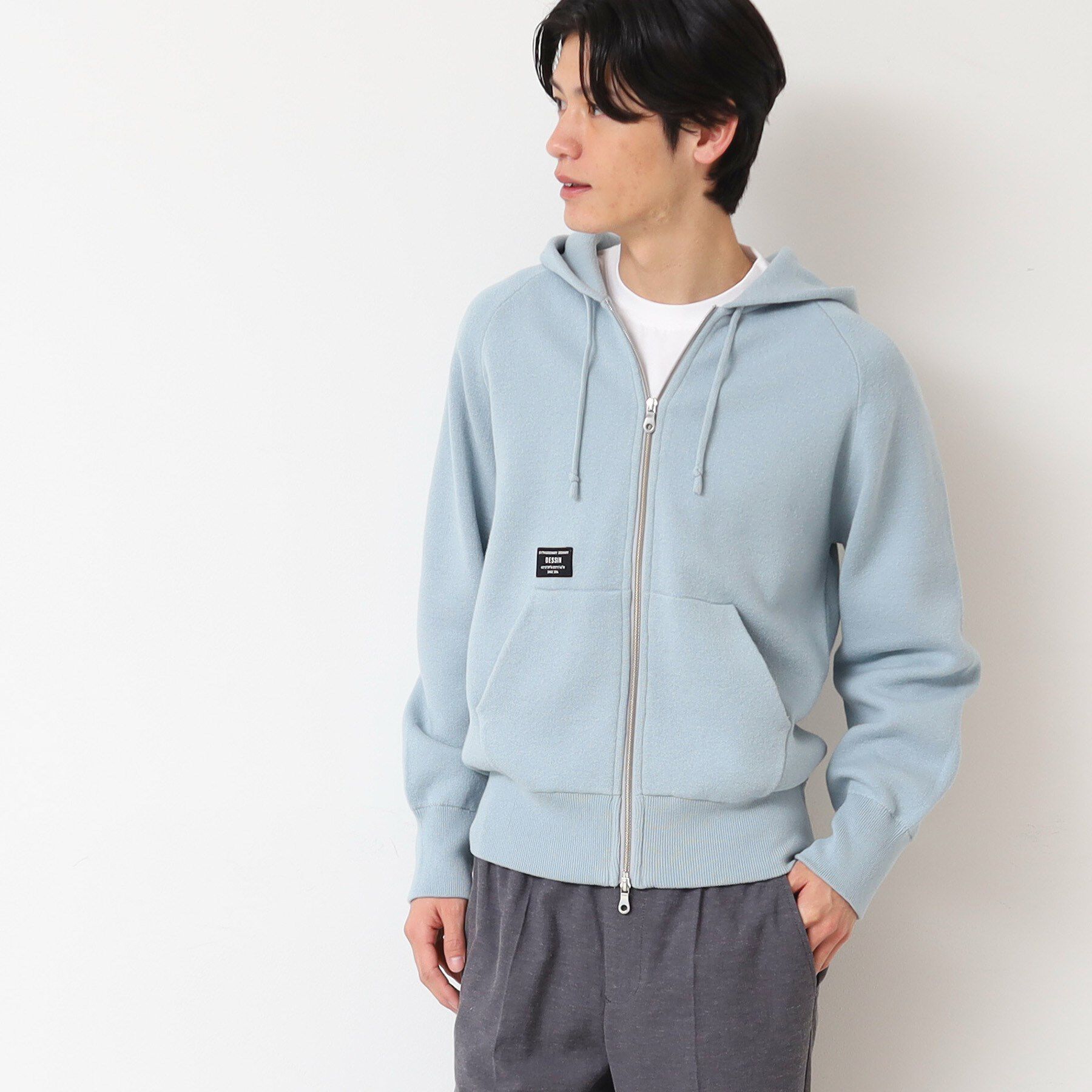 Dessin「【洗える】フーデッドジップパーカ」|パーカー|