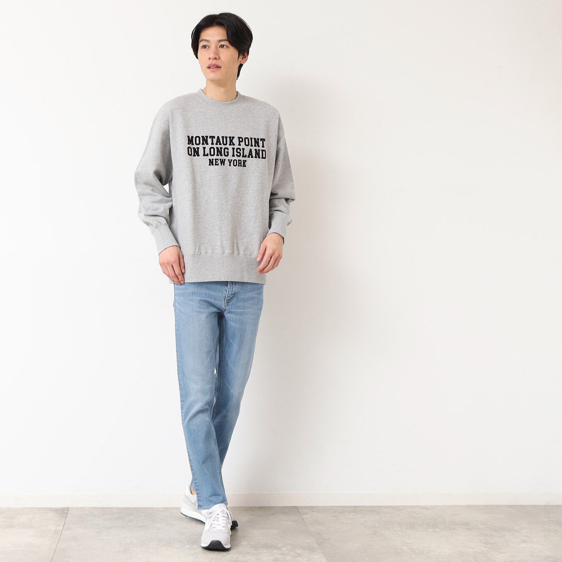 Dessin「【洗える】スリムストレッチデニムパンツ」|デニム|