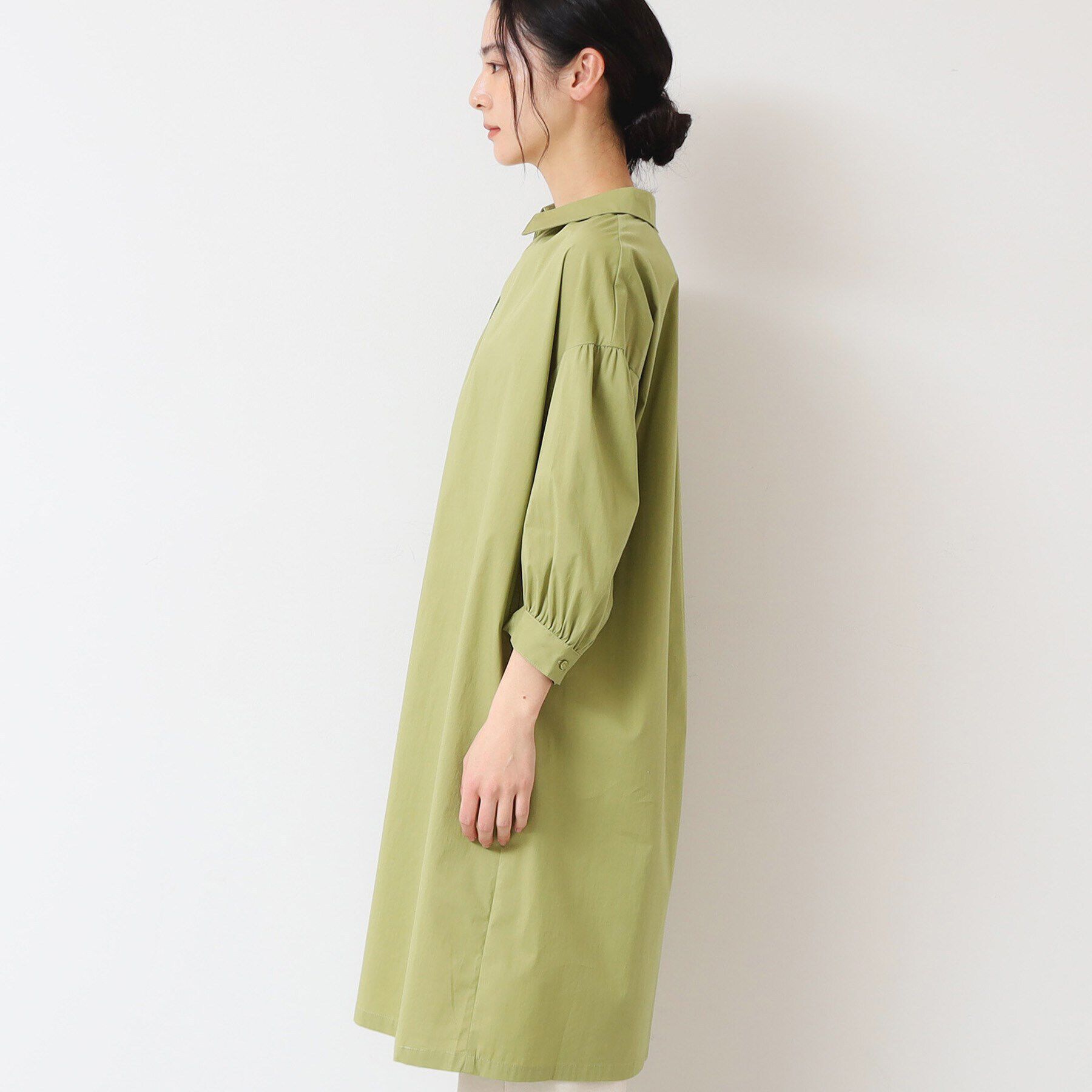 Dessin「【洗える】シャツチュニックワンピース」|ワンピース|