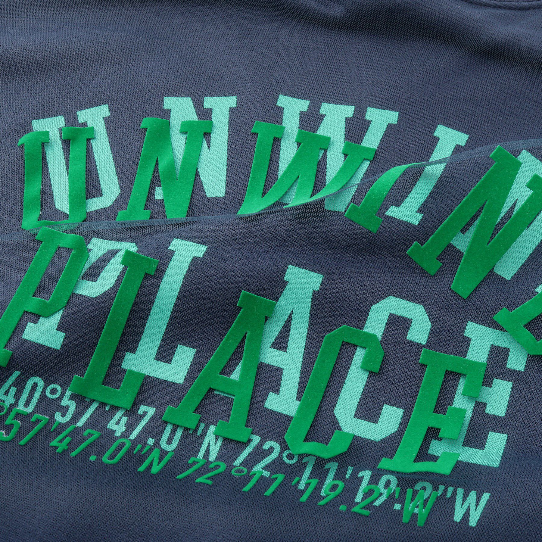 Dessin「【洗える】チュール重ねロゴスウェット」|パーカー|