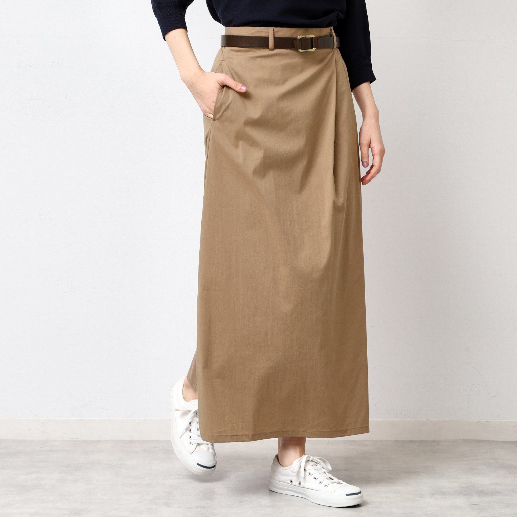 Dessin「【洗える】サイドタックロングスカート（S～L）」|スカート|