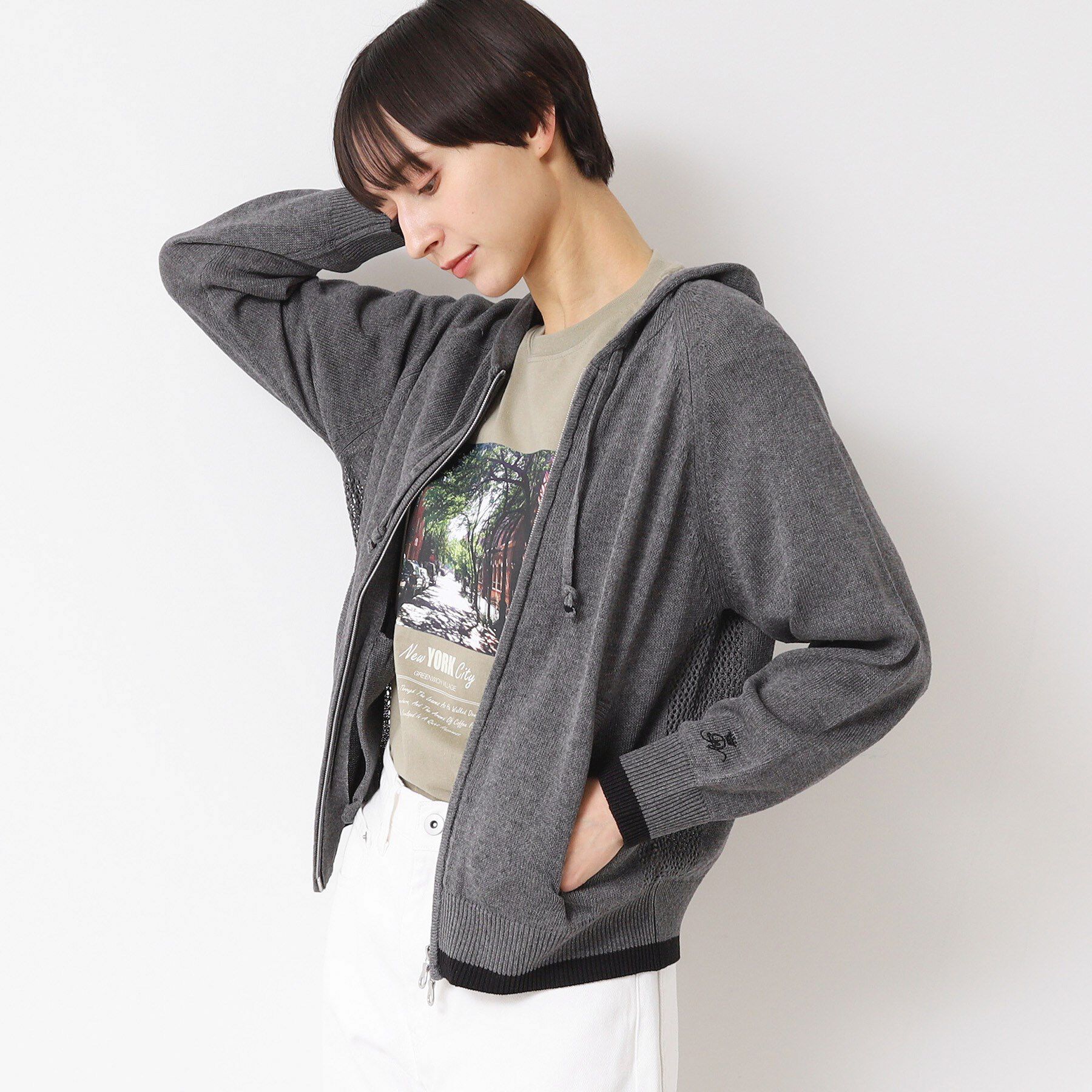 Dessin「【洗える】フーデッドカーディガン（S～L）」|カーディガン|