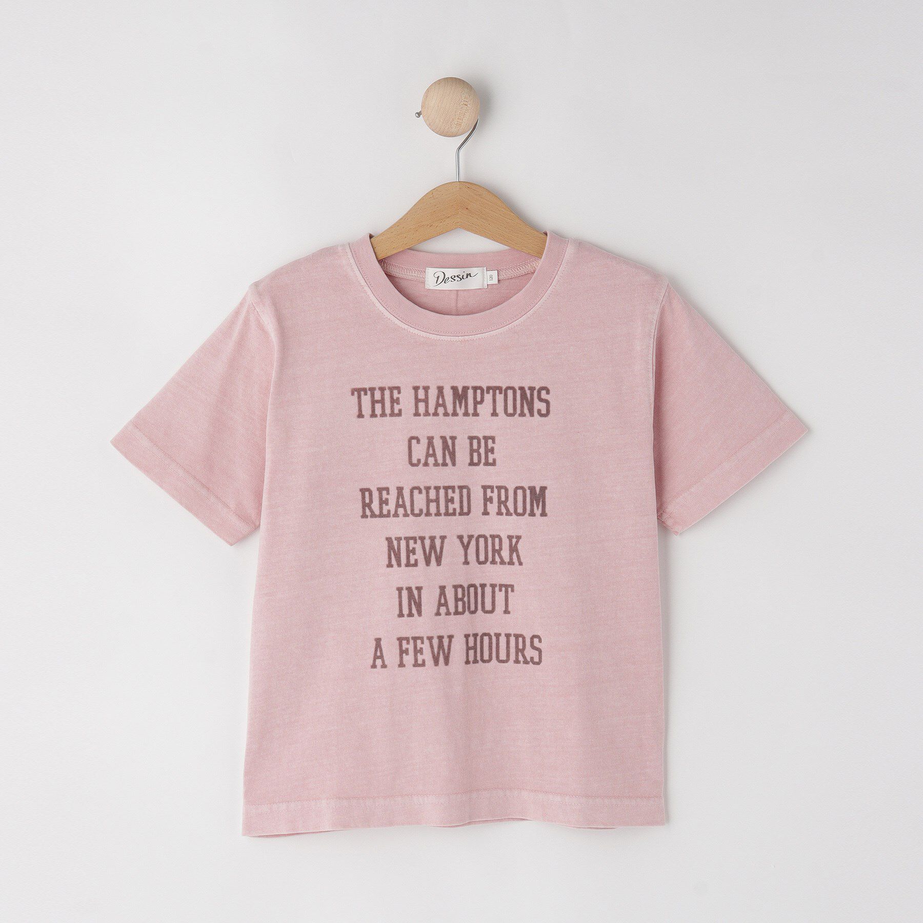 Dessin「【リンクコーデ】ピグメントTシャツ」|Tシャツ・カットソー|ピンク(072)