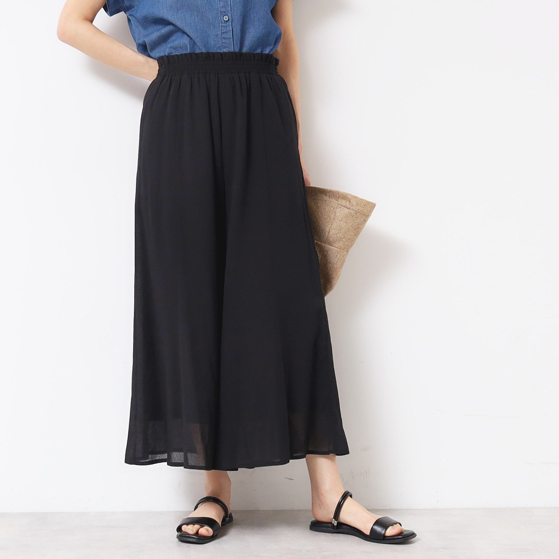 Dessin「【ウエストゴム・洗える】リラクシーパンツ」|その他|