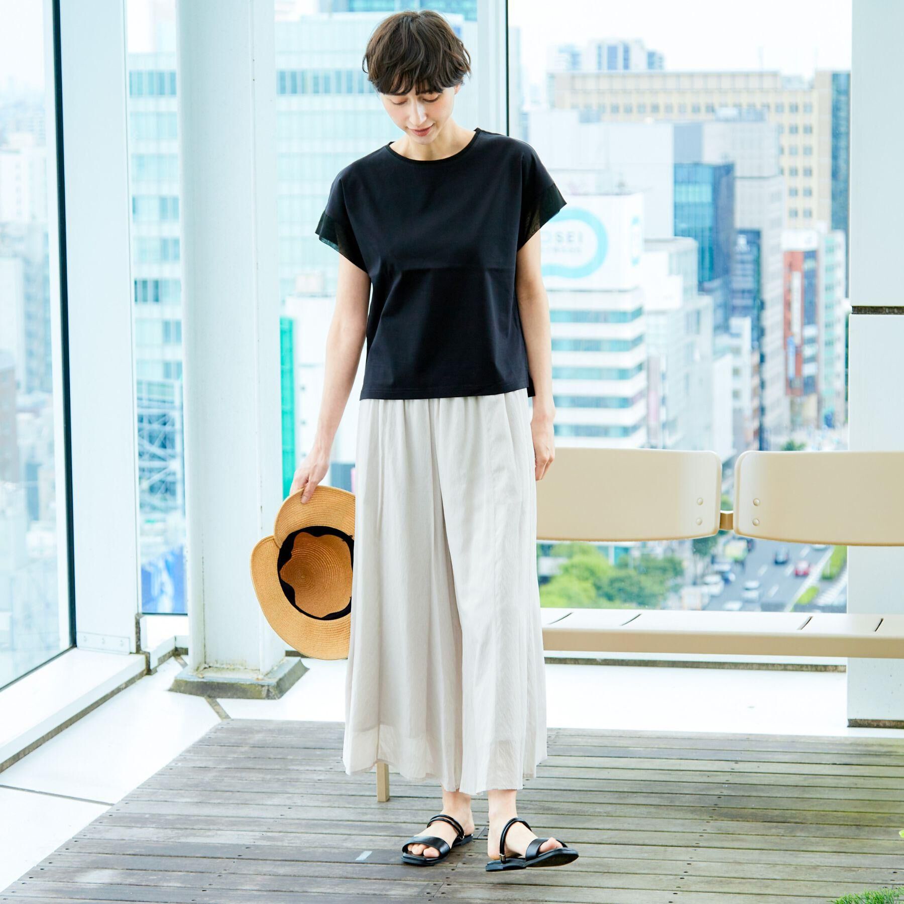 Dessin「【ウエストゴム・洗える】リラクシーパンツ」|その他|