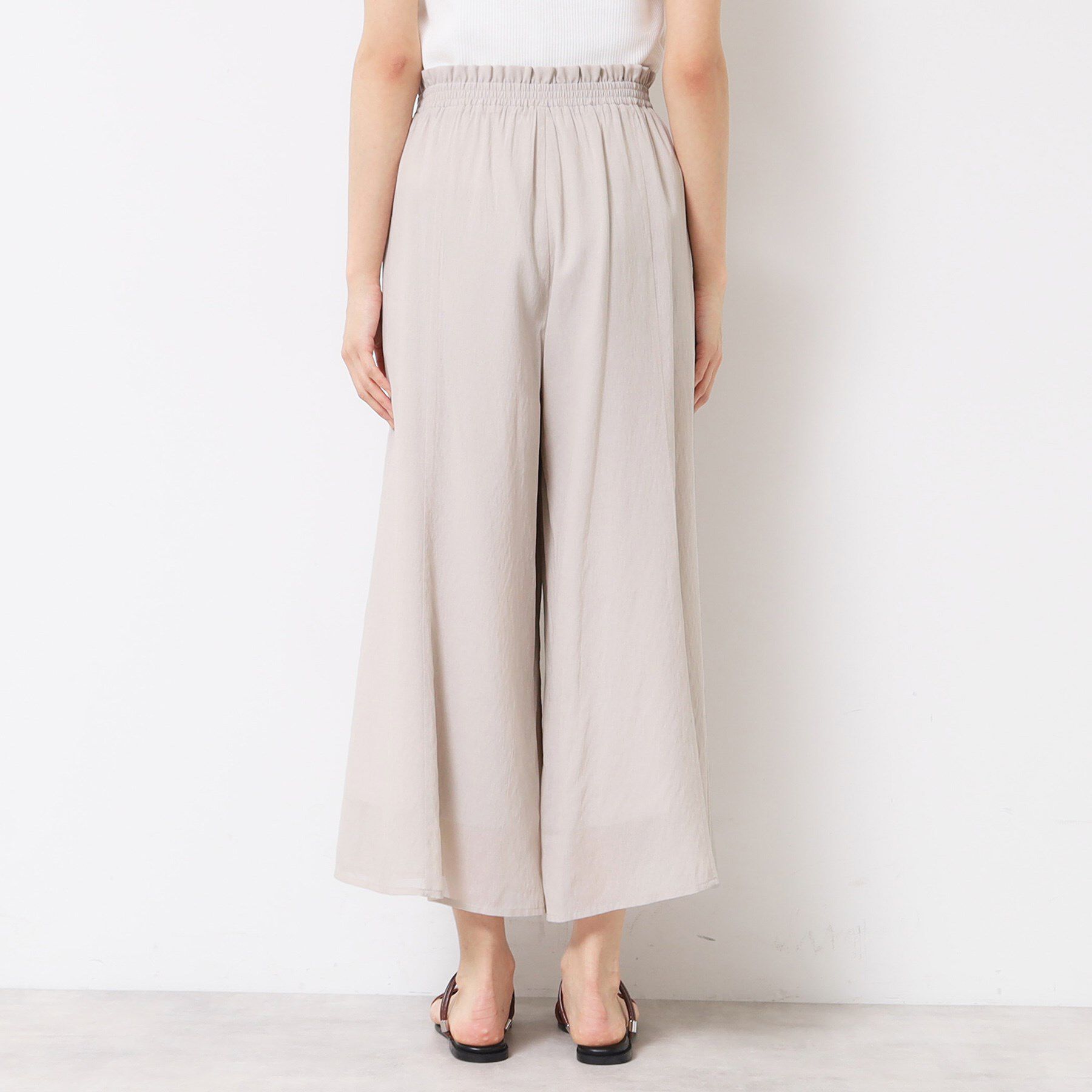 Dessin「【ウエストゴム・洗える】リラクシーパンツ」|その他|