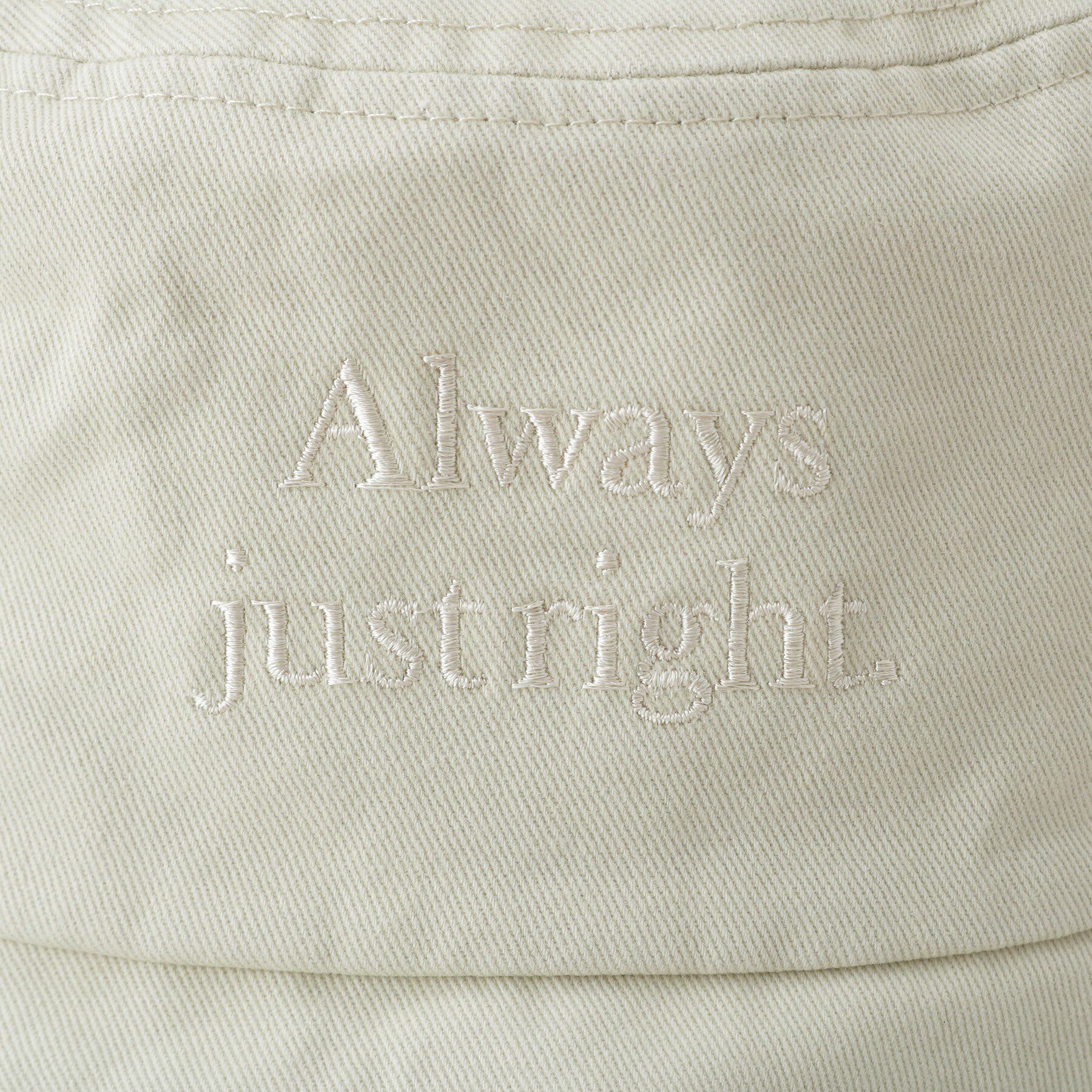 Dessin「【ウォッシュ加工】ロゴ入りバケットハット」|ハット|