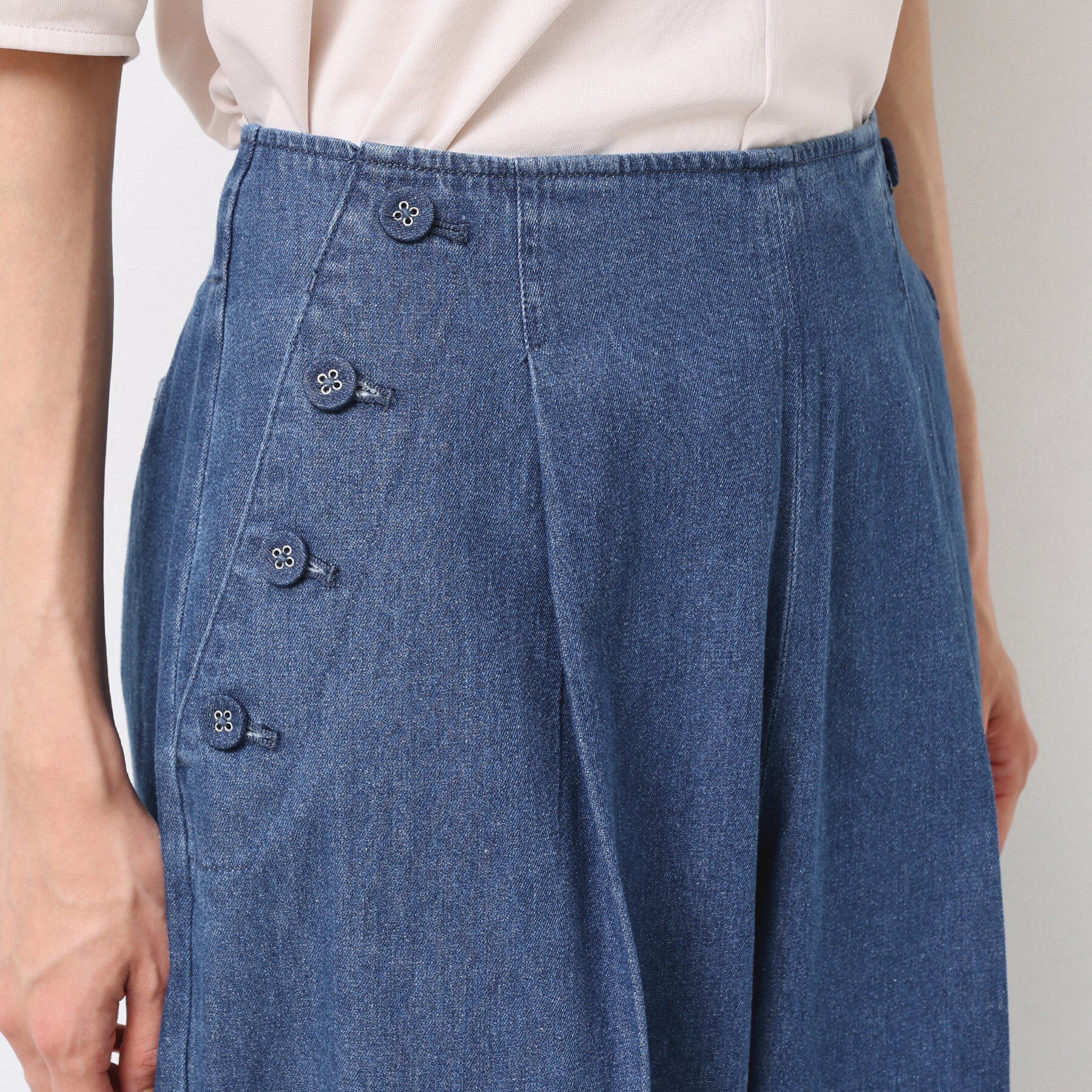 Dessin「【洗える】デニムワイドマリンパンツ」|その他|