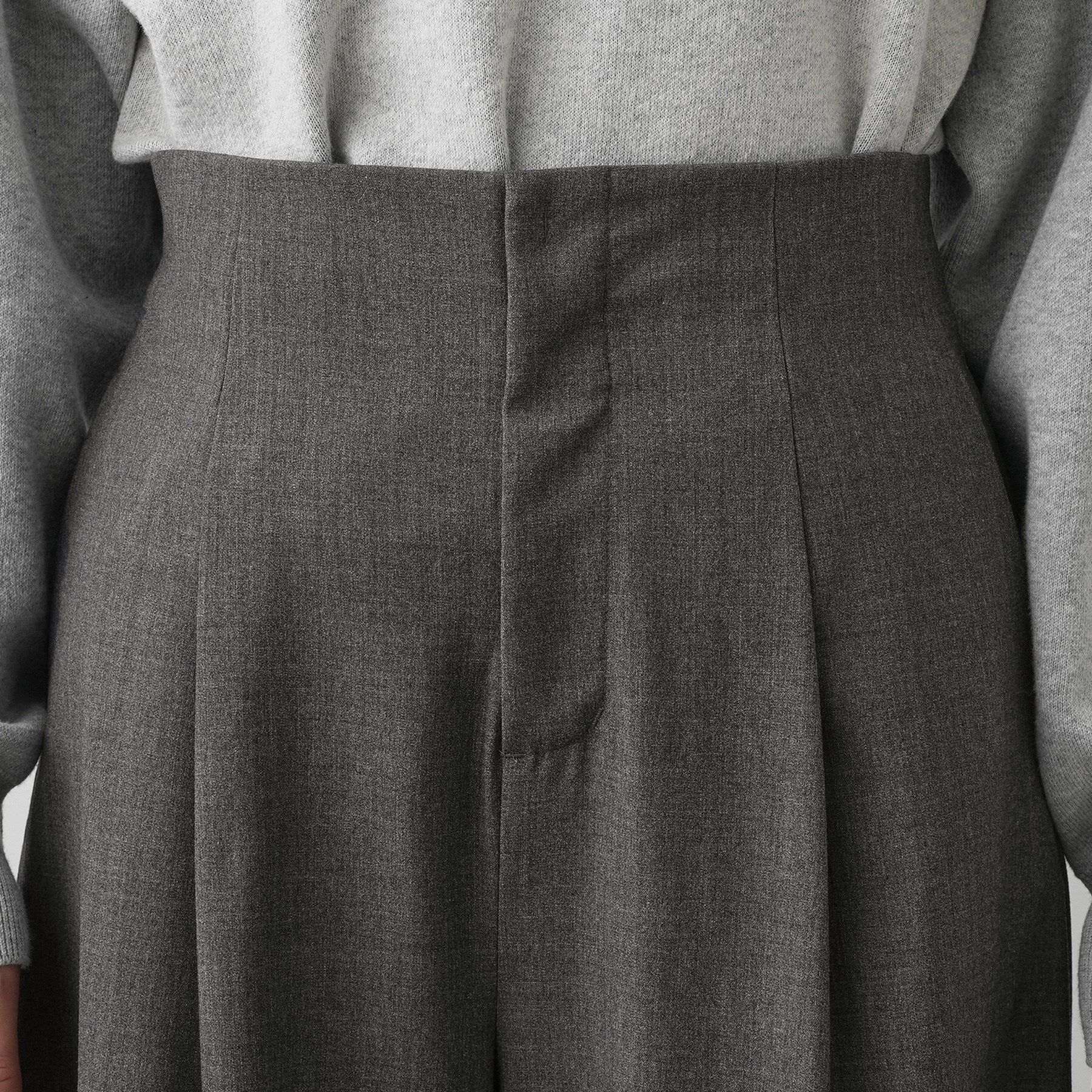 Dessin「【セットアップ可・洗える】ハイウエストタックパンツ」|その他|