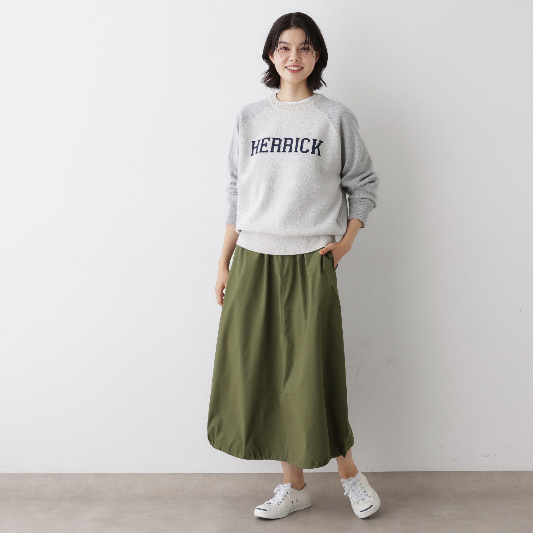 Dessin「【セットアップ可・洗える】裾スピンドル付きイージースカート」|スカート|