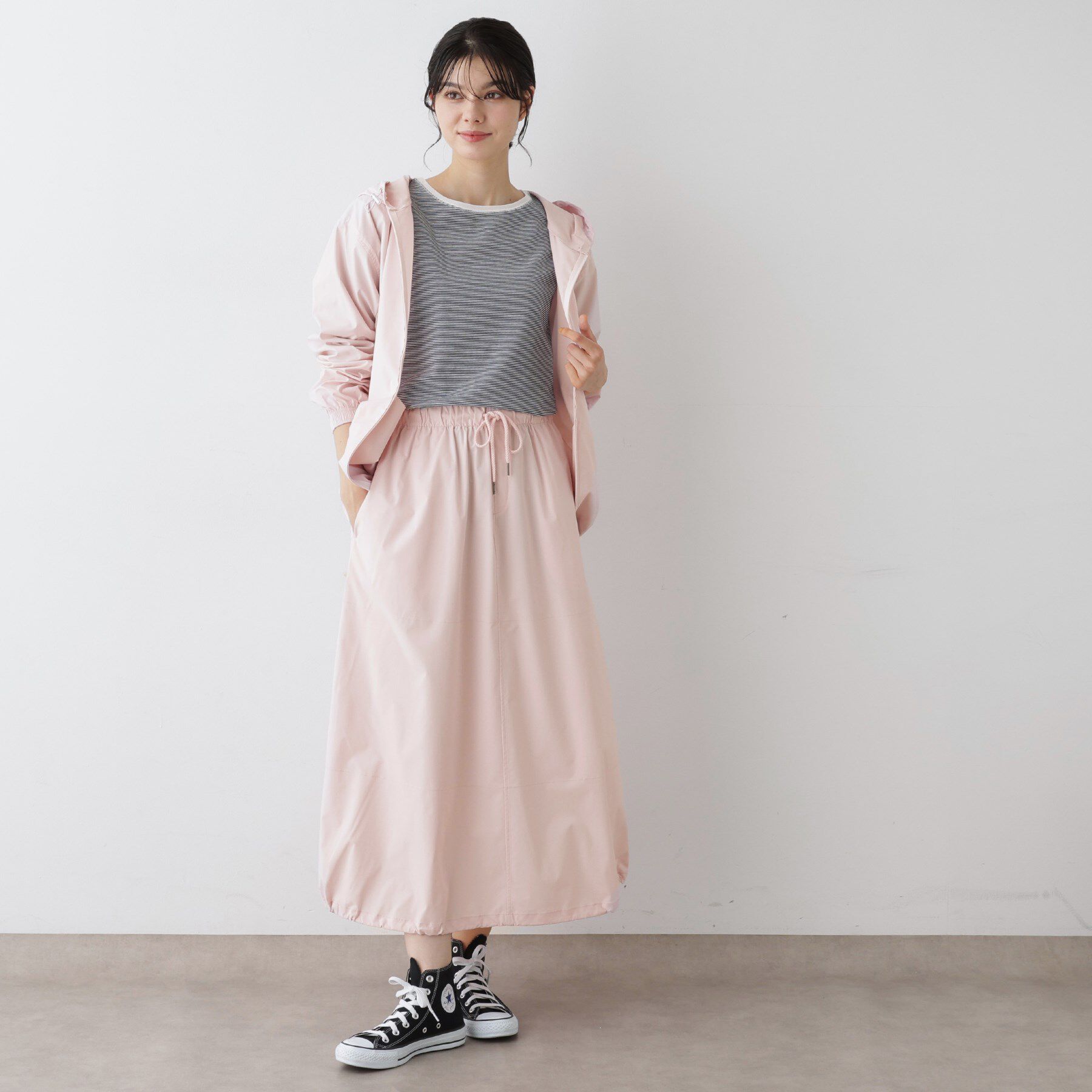 Dessin「【セットアップ可・洗える】裾スピンドル付きイージースカート」|スカート|