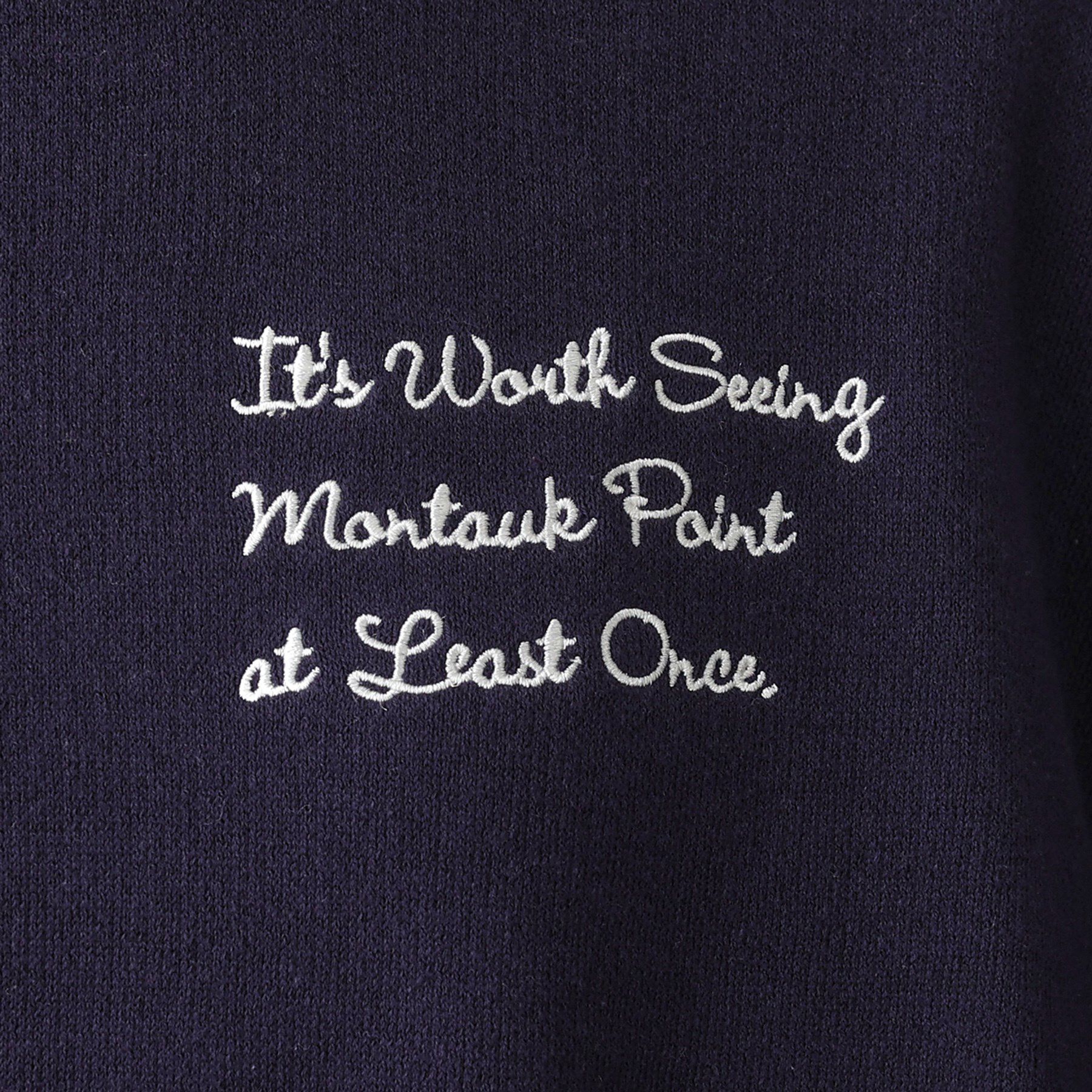 Dessin「【洗える】メッセージ刺繍入りジャカードニット」|ニット・セーター|