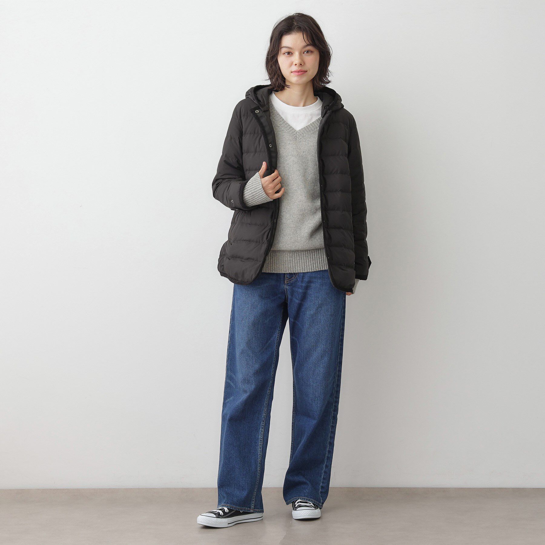 Dessin「【撥水・2WAY】ミュラーダウンコートミドル丈」|ダウン|