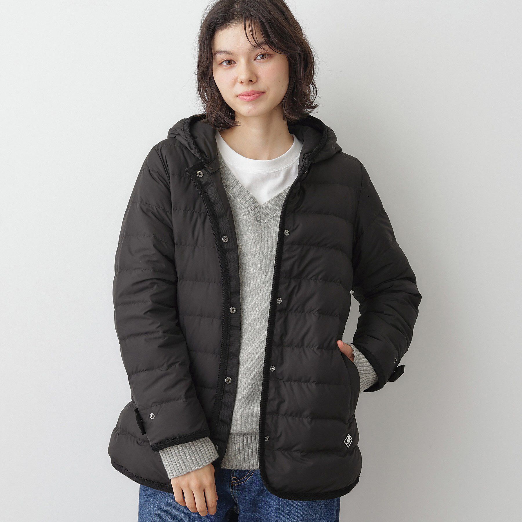 Dessin「【撥水・2WAY】ミュラーダウンコートミドル丈」|ダウン|