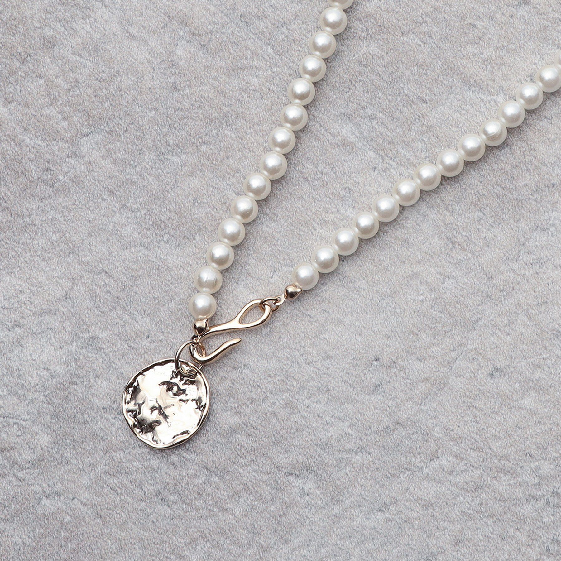 Dessin「マルチウェイ フェイクパールY字ネックレス」|ネックレス|ゴールド(007)