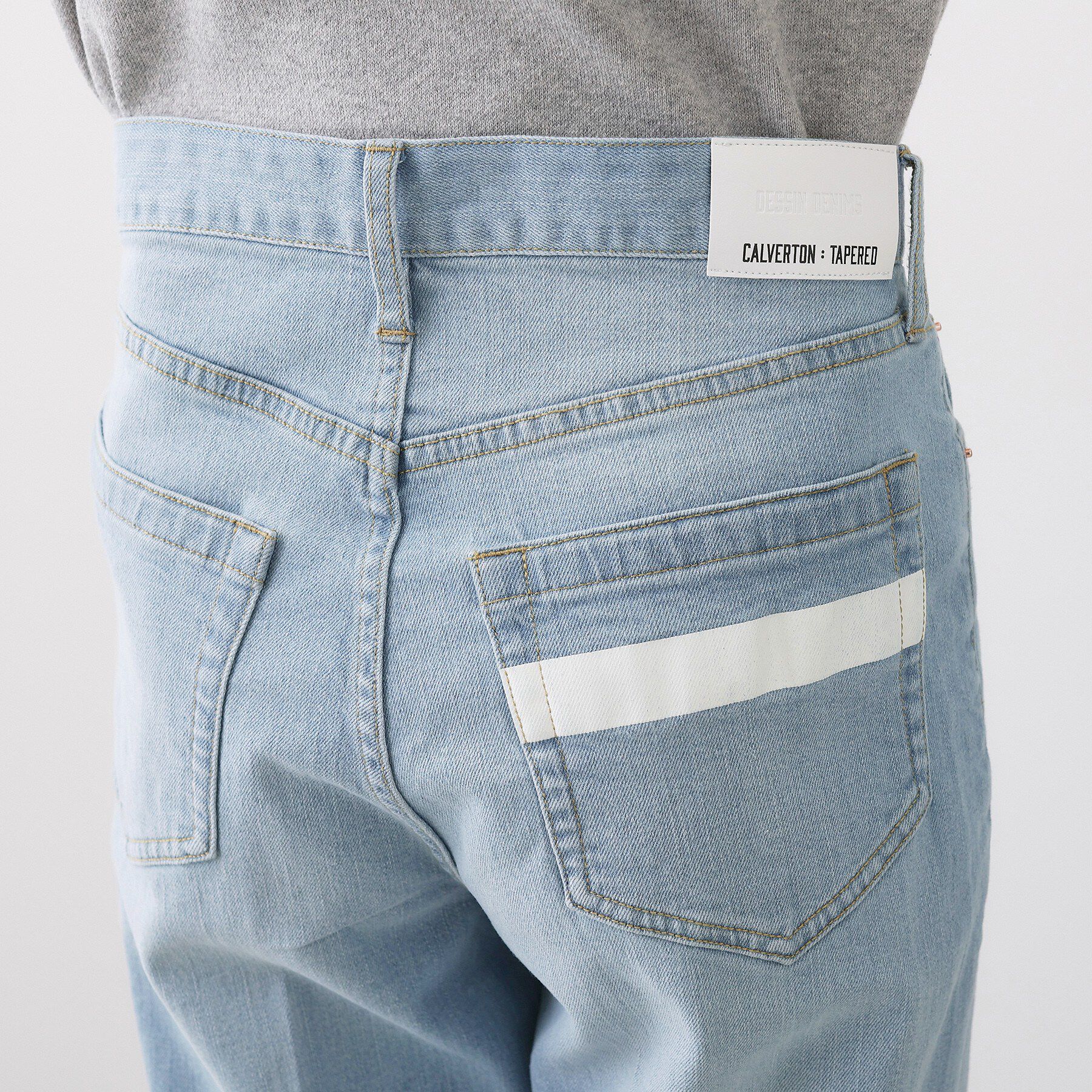 Dessin「【ユニセックス/洗える】テーパードシルエット12OZデニム」|デニム|