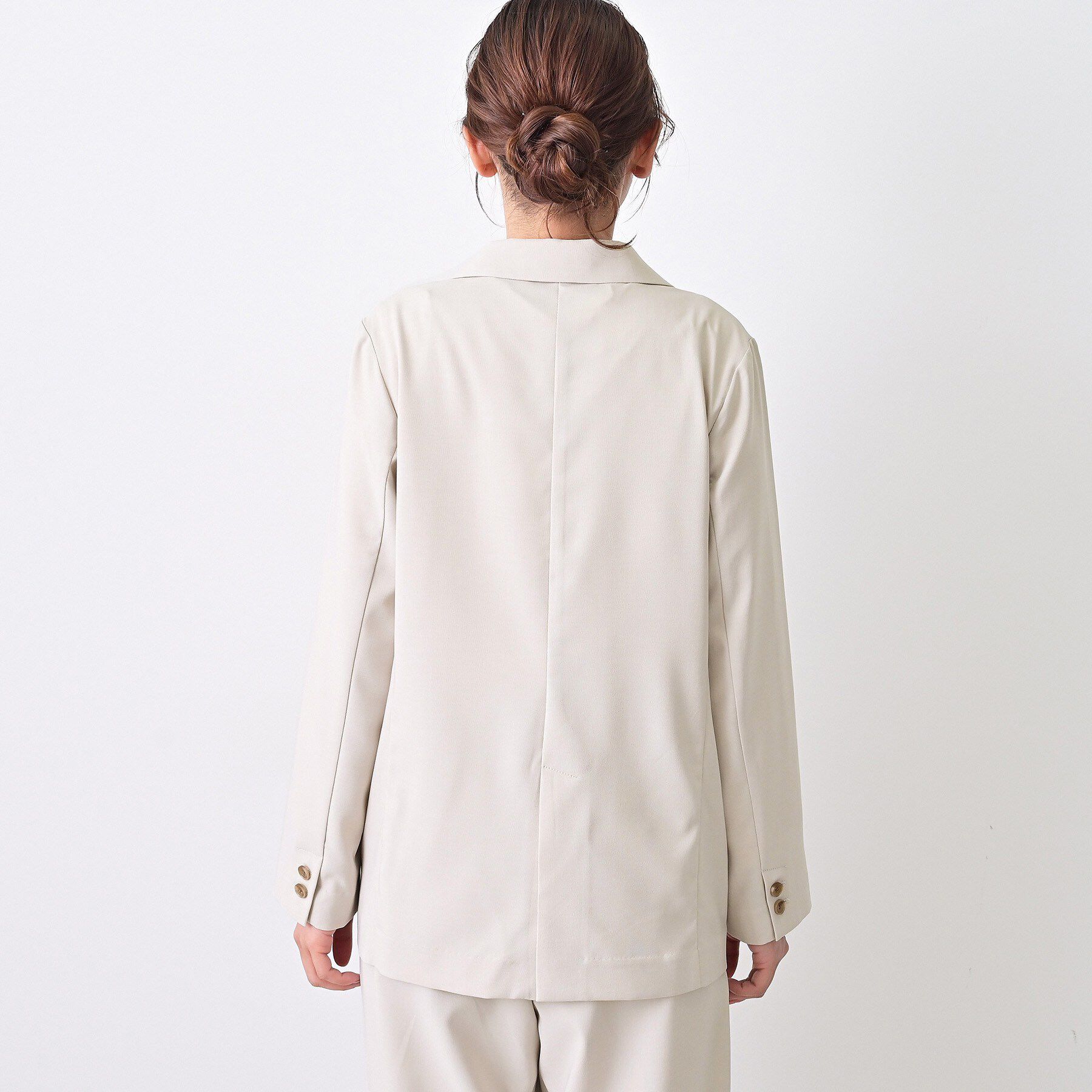 Dessin「【セットアップ可/洗える】ダブルストレッチジャケット」|テーラードジャケット|